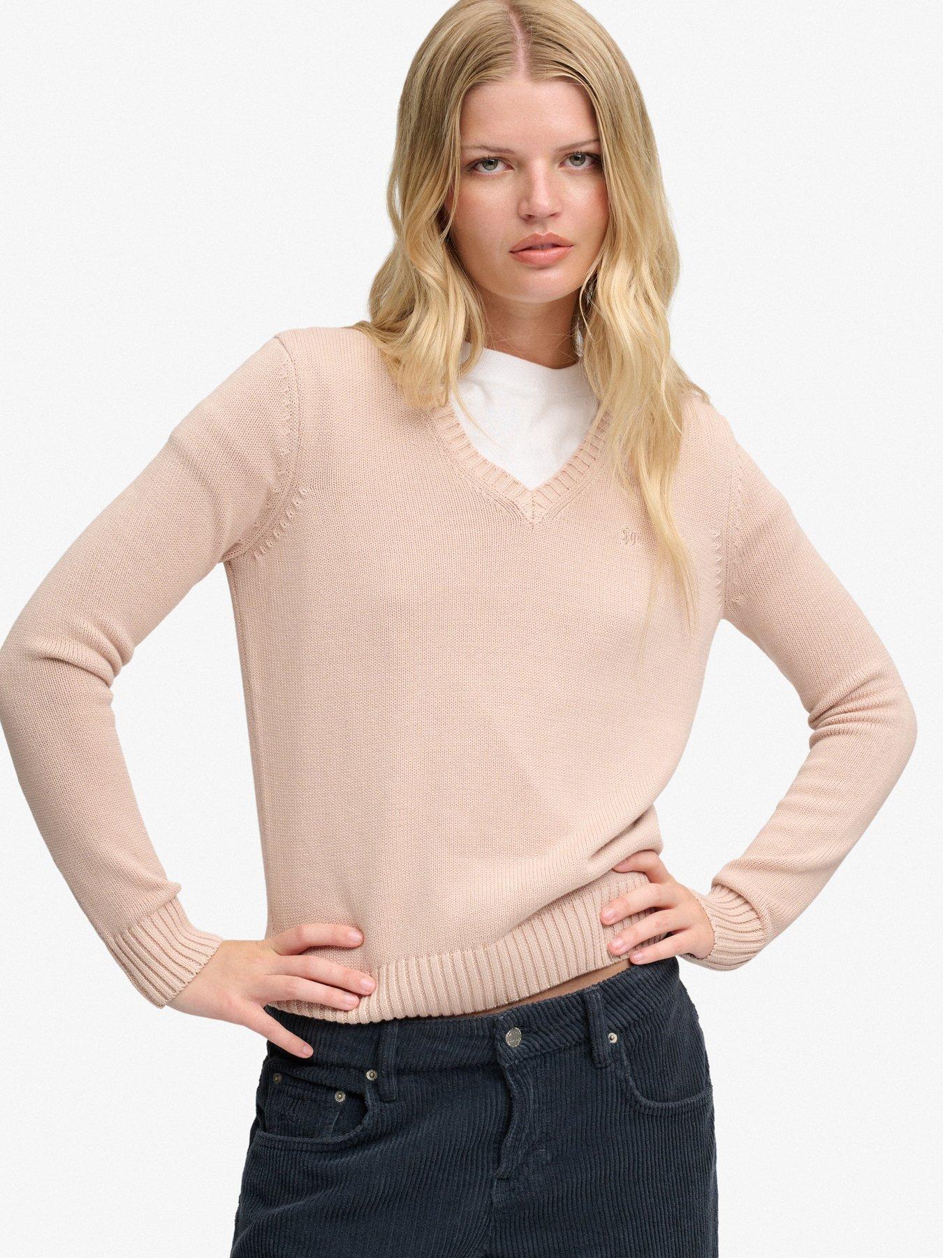 Superdry Women's Rose Washed V-Neck Pull For - Image 3
