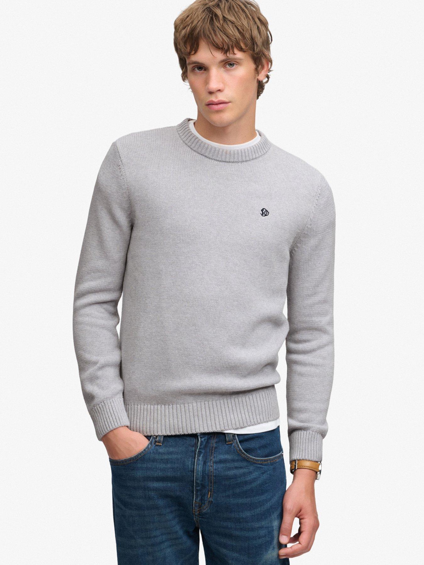 Superdry Gris Cotton Jumper Preppy - Image 2