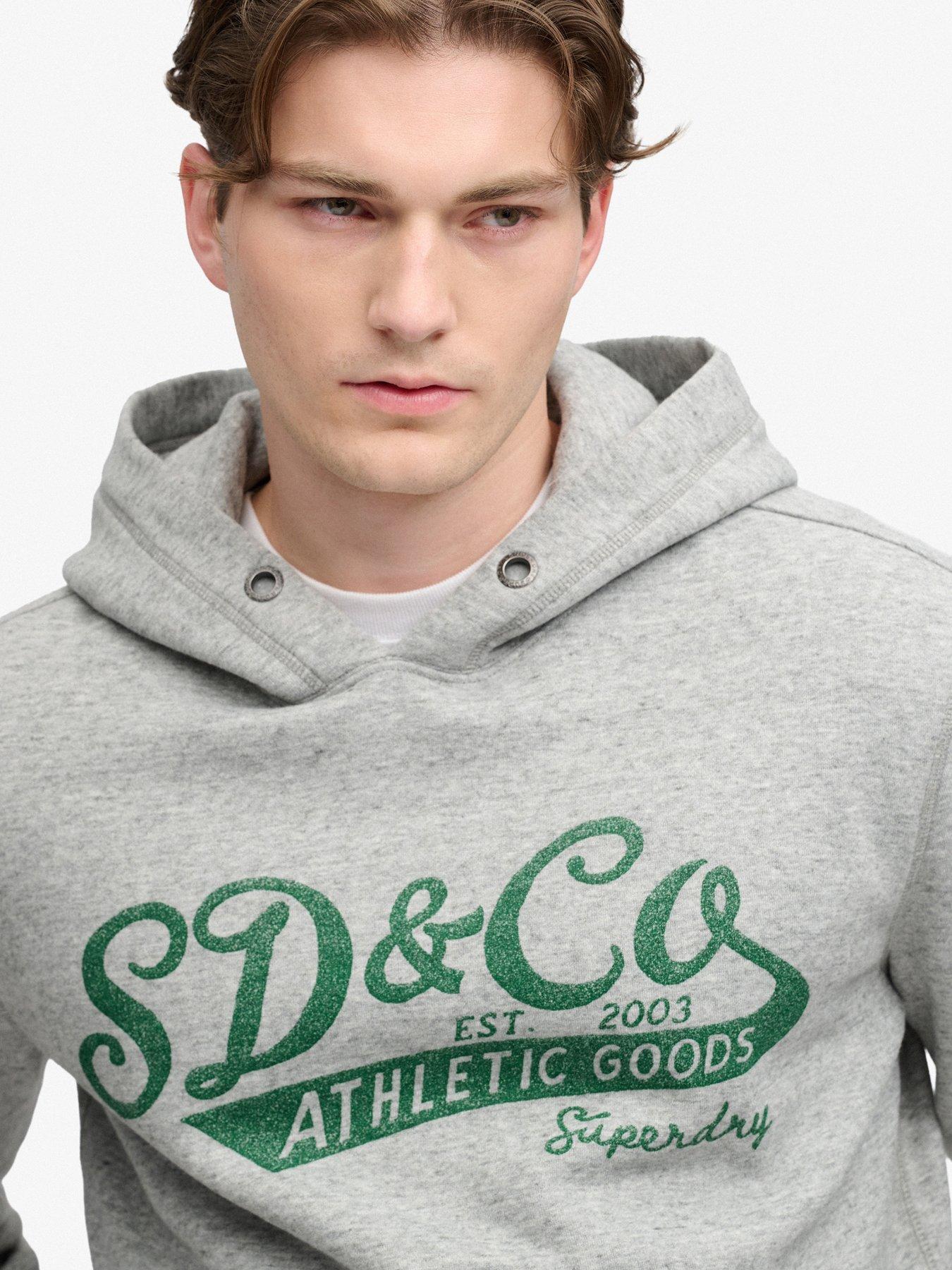 Image 5 of 6 of Superdry Superdry Vintage Script Hoodie - Grey