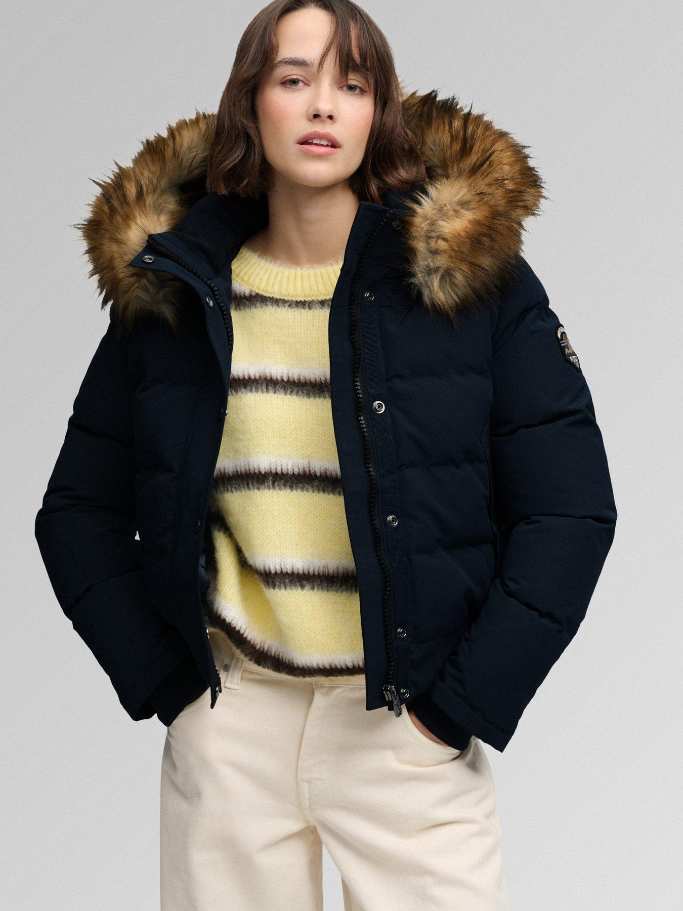 Superdry Women's Bleu Down Jacket Everest - Image 2