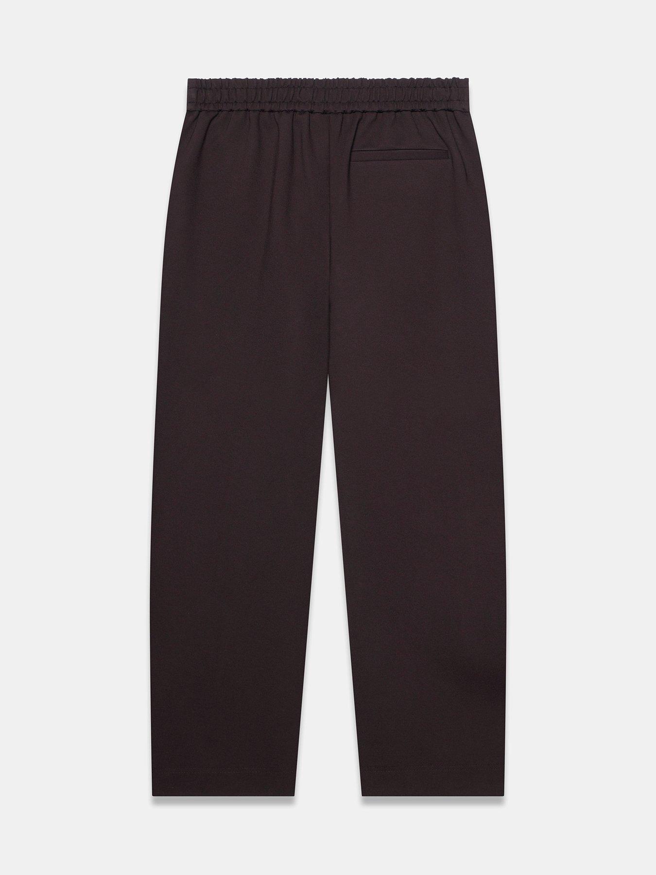 Image 6 of 6 of Mint Velvet Brown Stripe Barrel Trouser