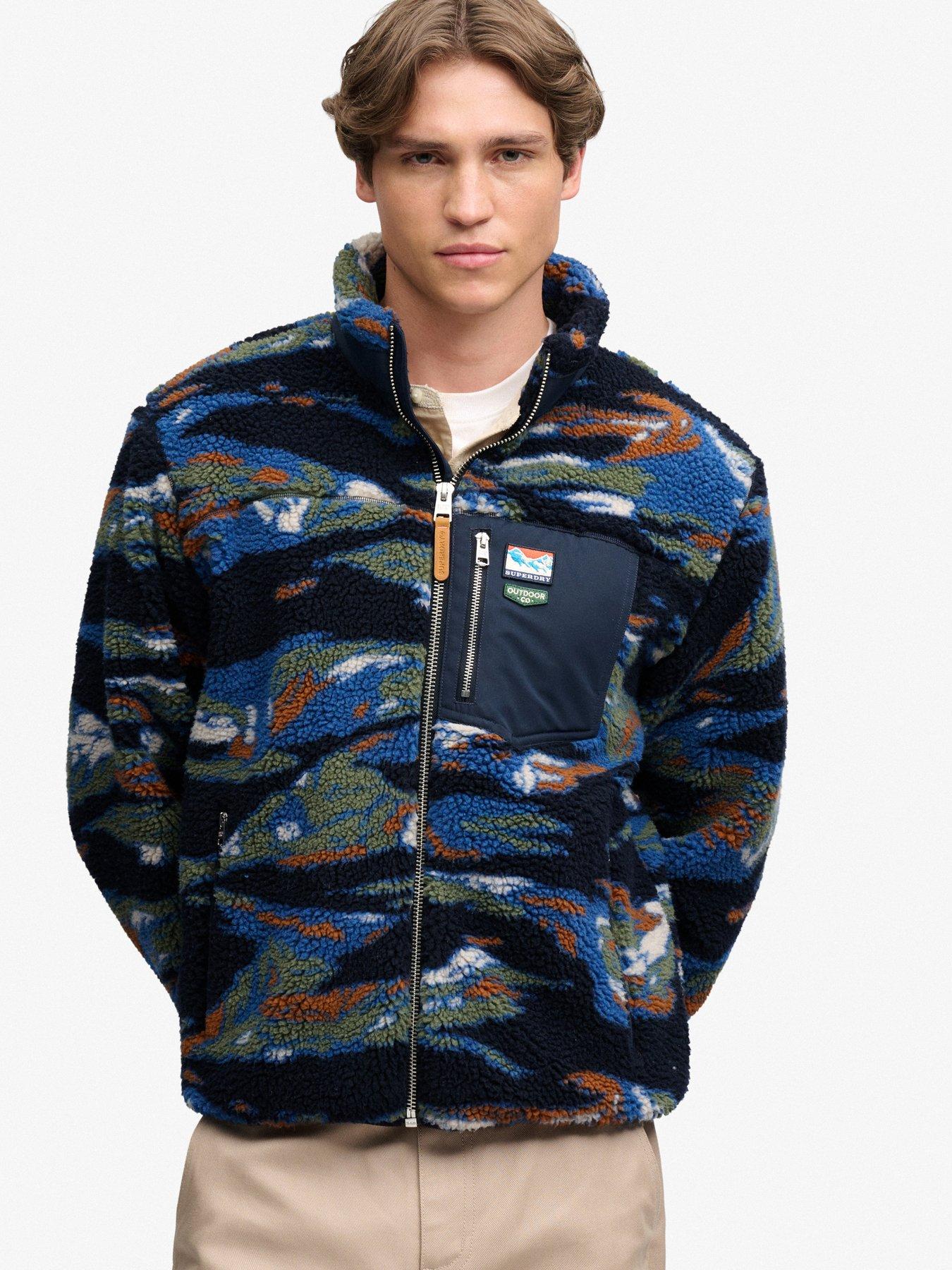Superdry Men's Bleu Zipped Fleece - Image 4