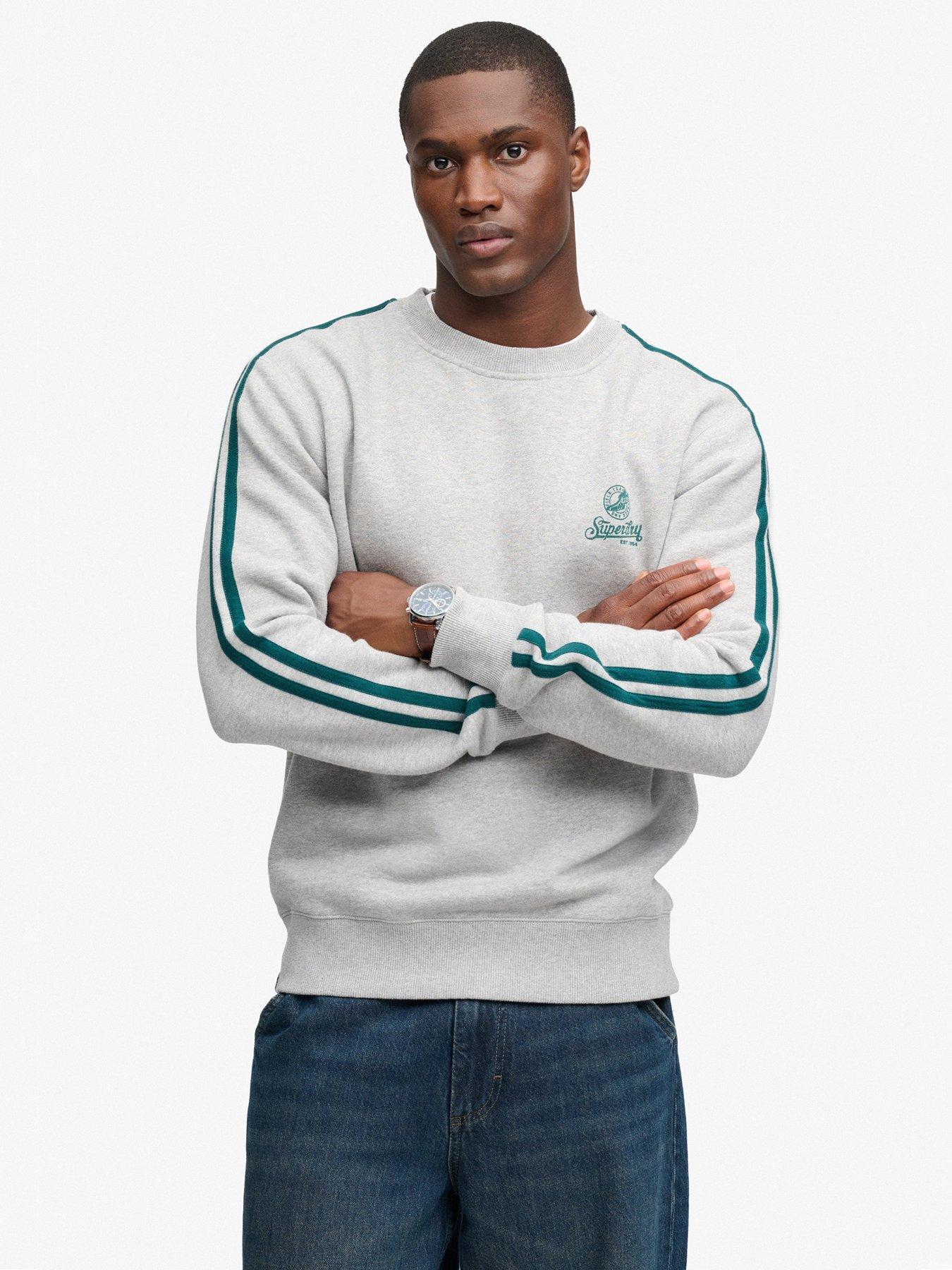 Image 1 of 5 of Superdry Athletic Club Graphic Sweat - Grey