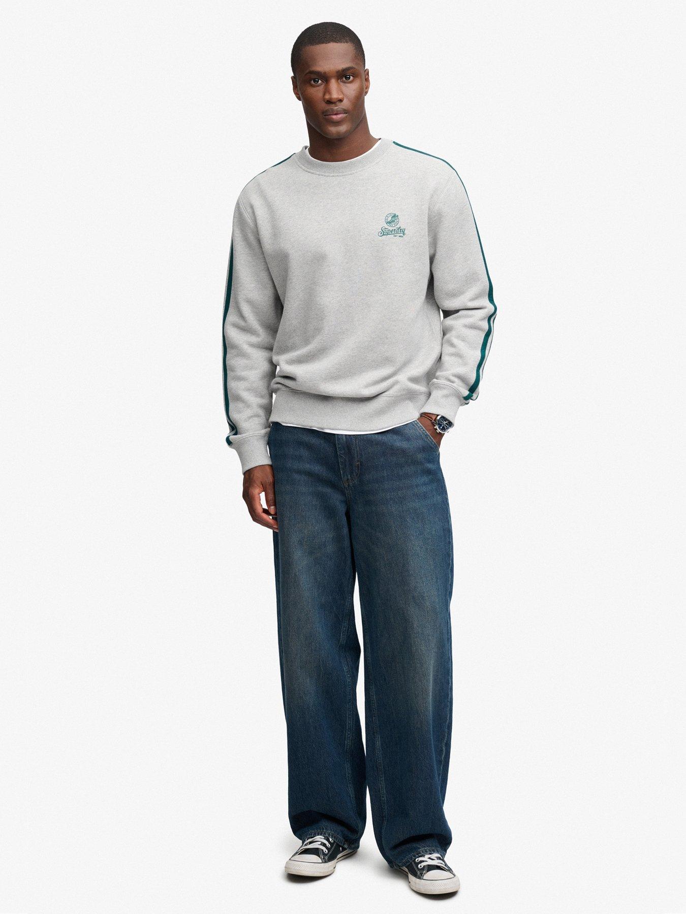 Image 3 of 5 of Superdry Athletic Club Graphic Sweat - Grey
