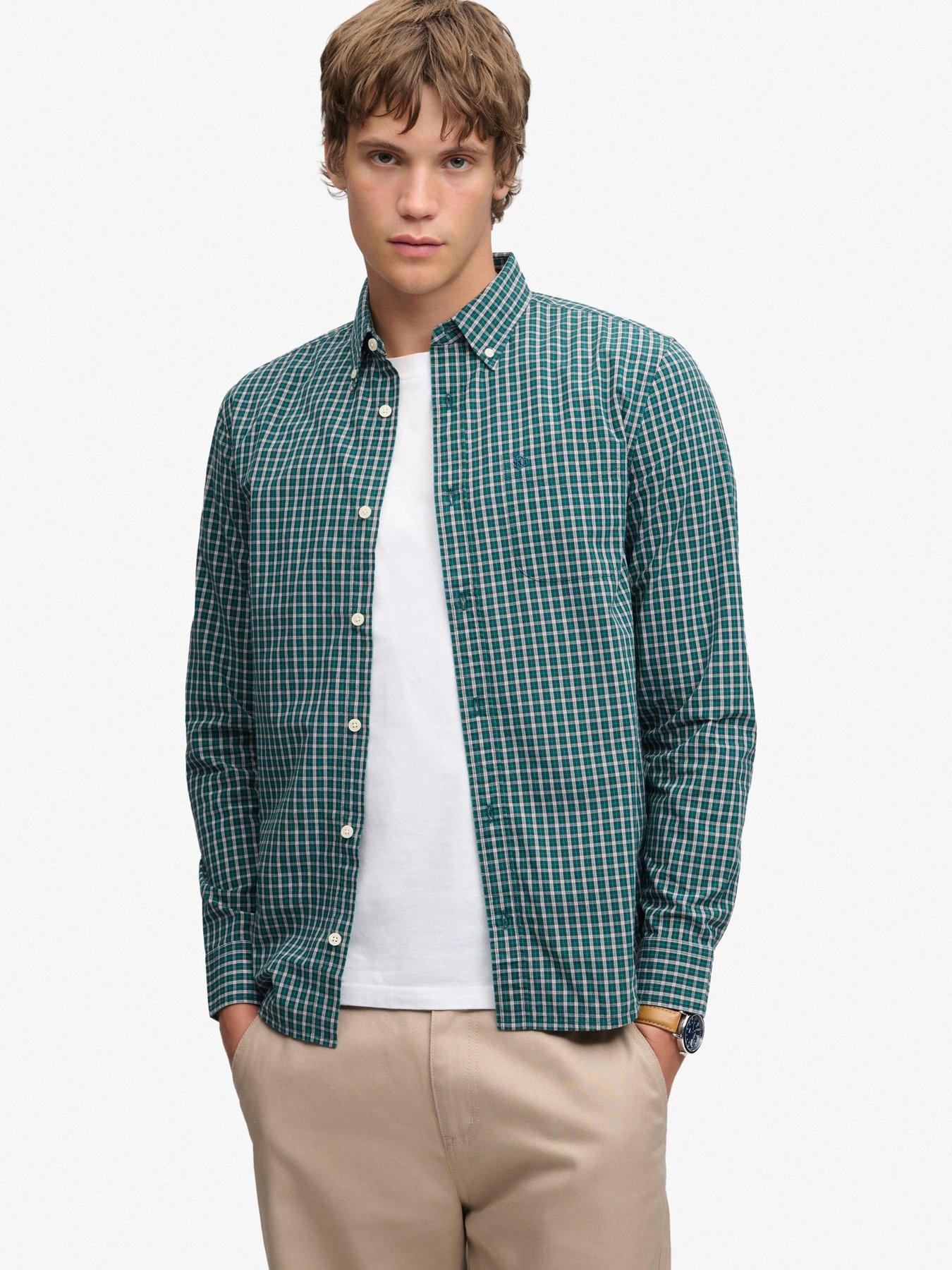 Superdry Men's Vert Long-Sleeve Poplin Preppy Shirt - Image 2