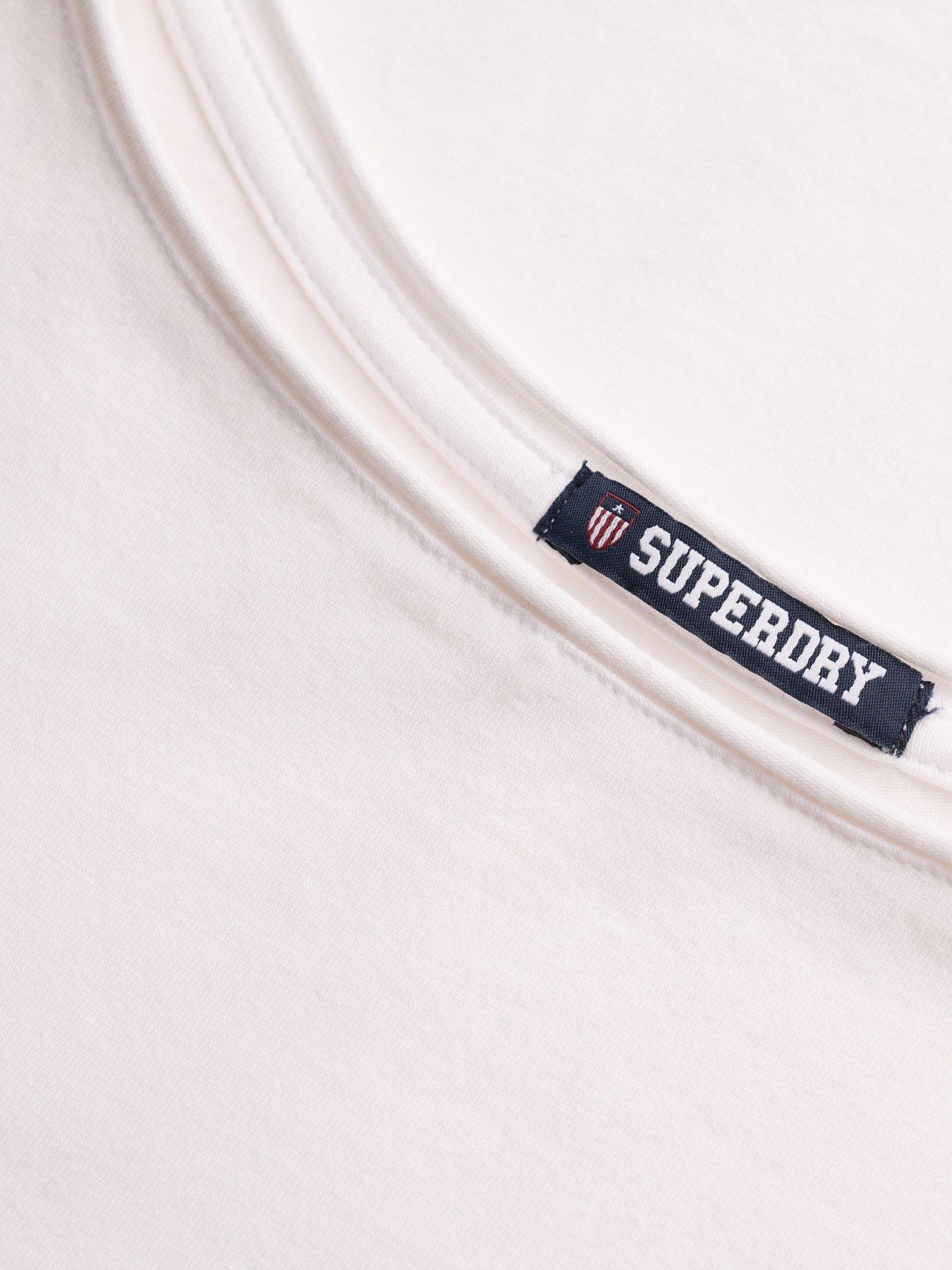 Image 6 of 6 of Superdry Womens Off Shoulder Bardot Top - White