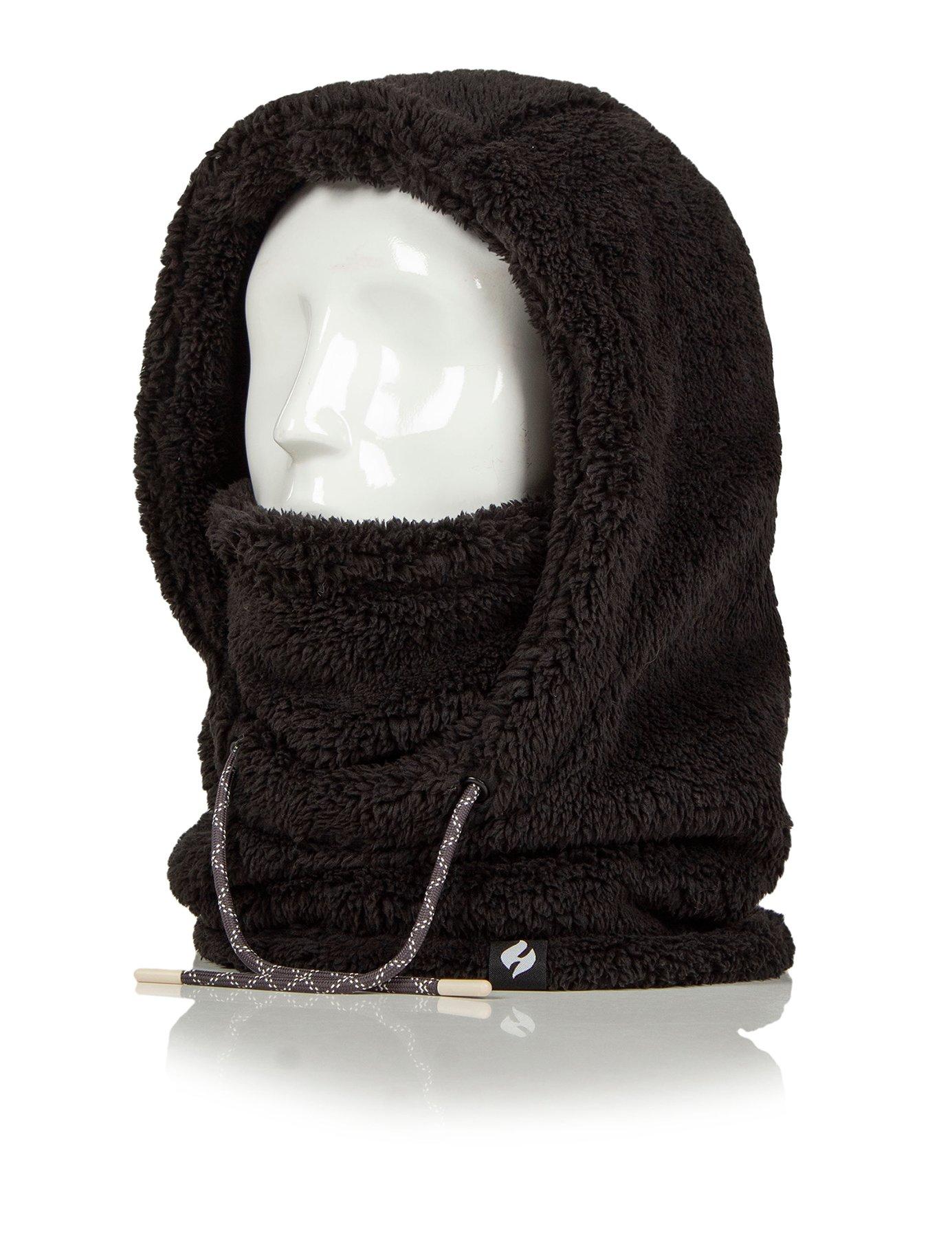 Image 1 of 2 of Heat Holders Mens Nevis Hooded Fleece Drawcord Snood - Black