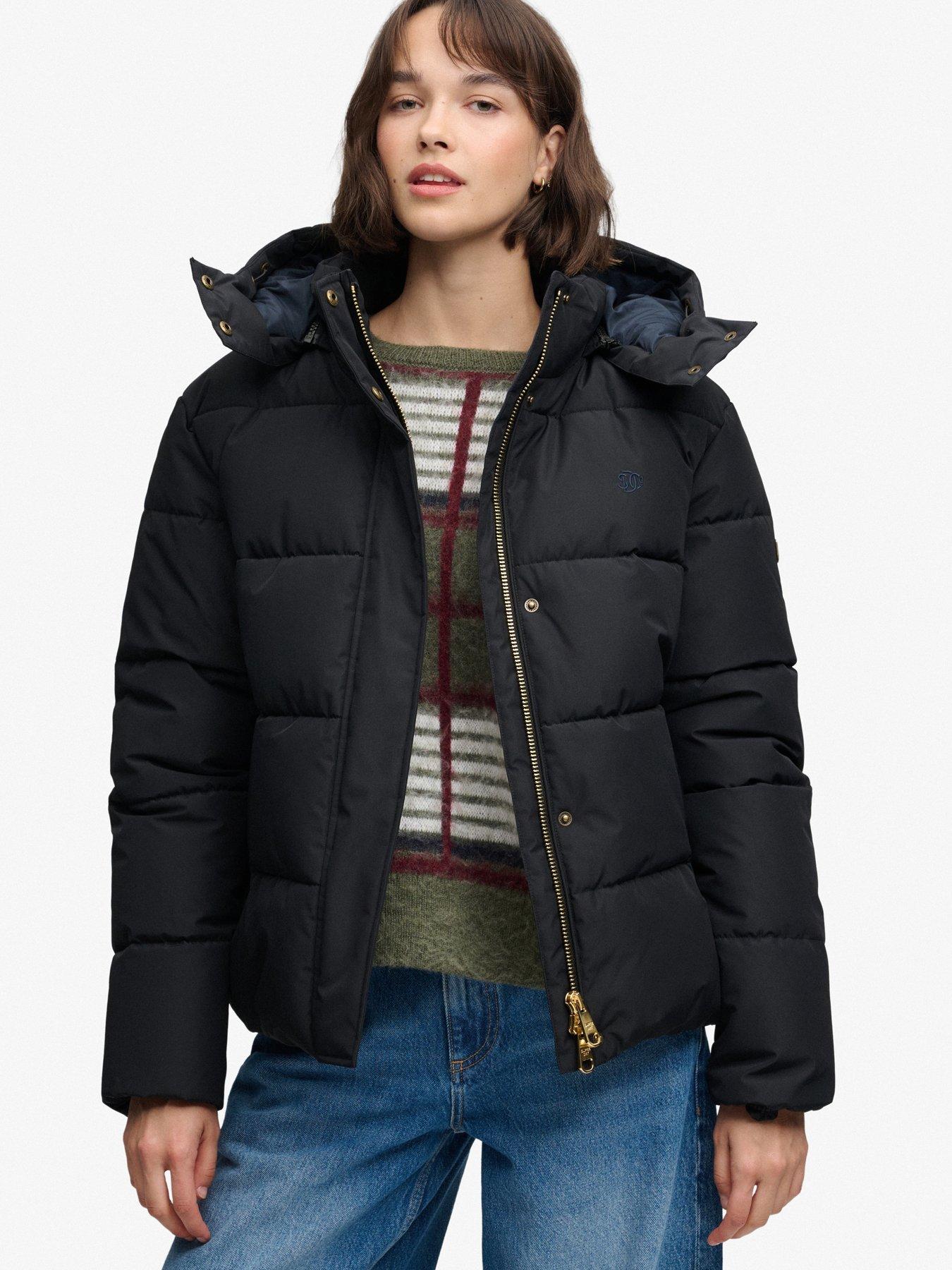 Superdry Women's Noir Down Jacket Premium - Image 3