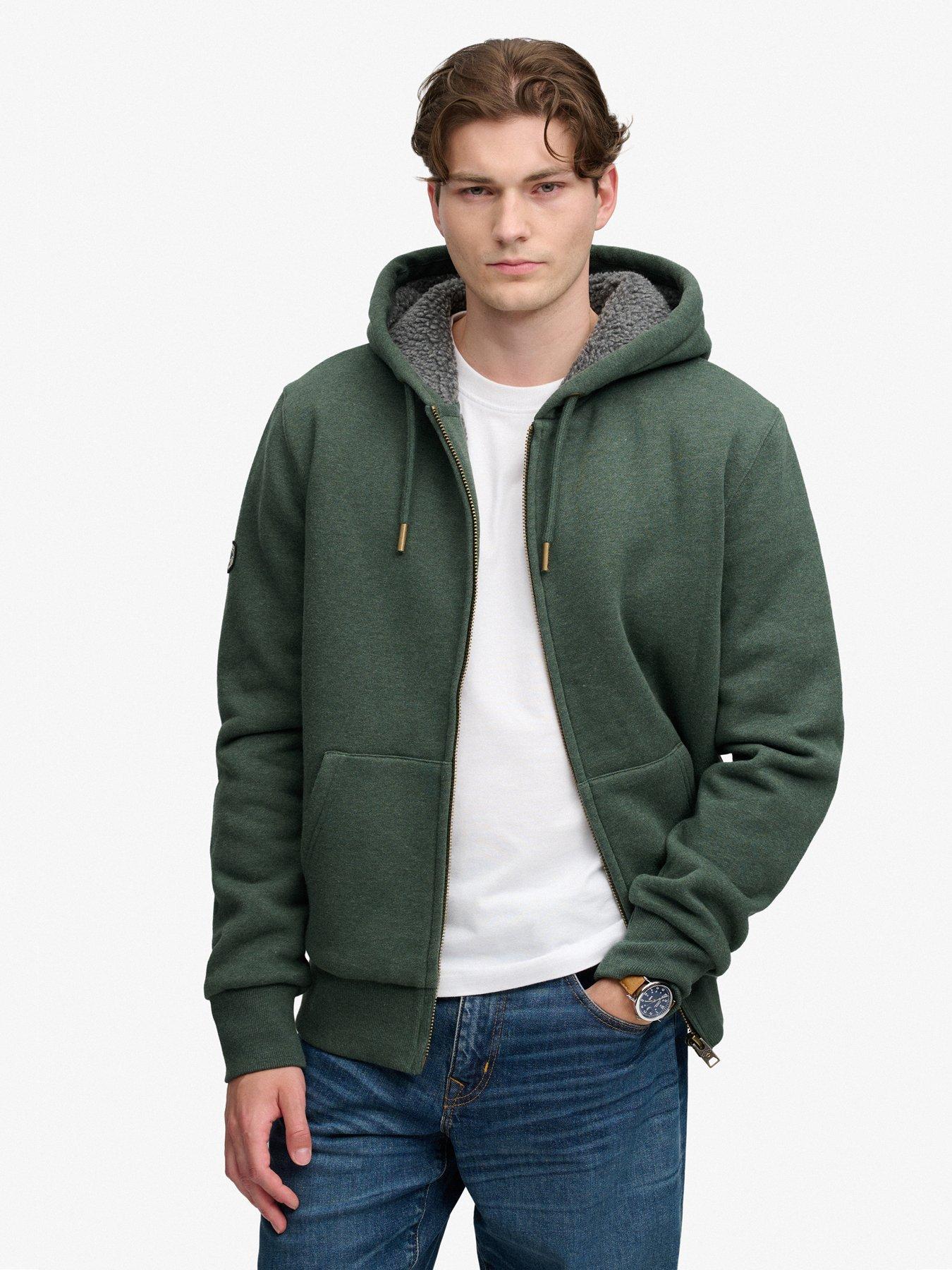 Superdry Vert Fleece-Lined Zip-Up Hoodie - Image 4