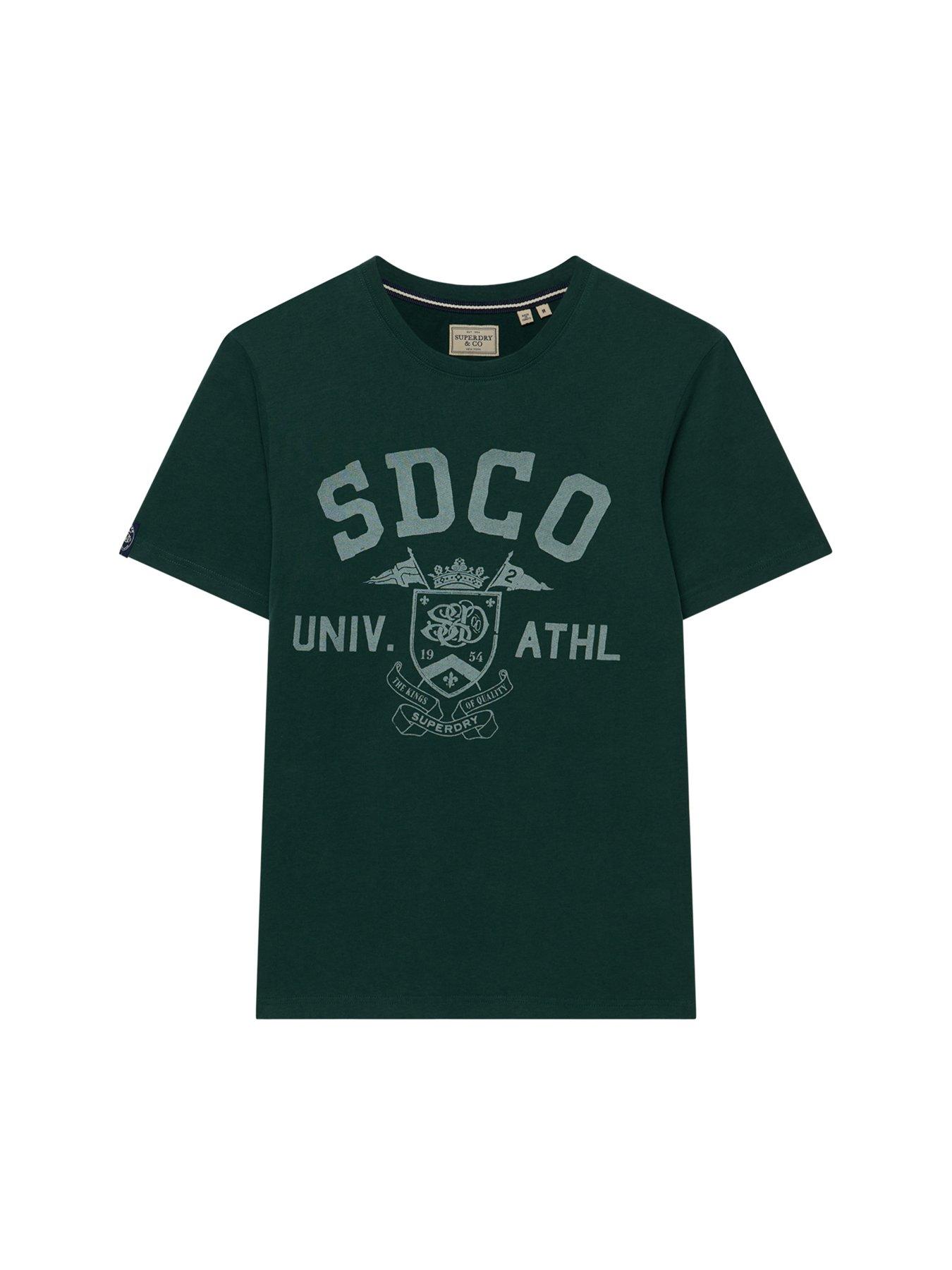 Image 6 of 6 of Superdry Mens Gothic Varsity Graphic T-Shirt - Green