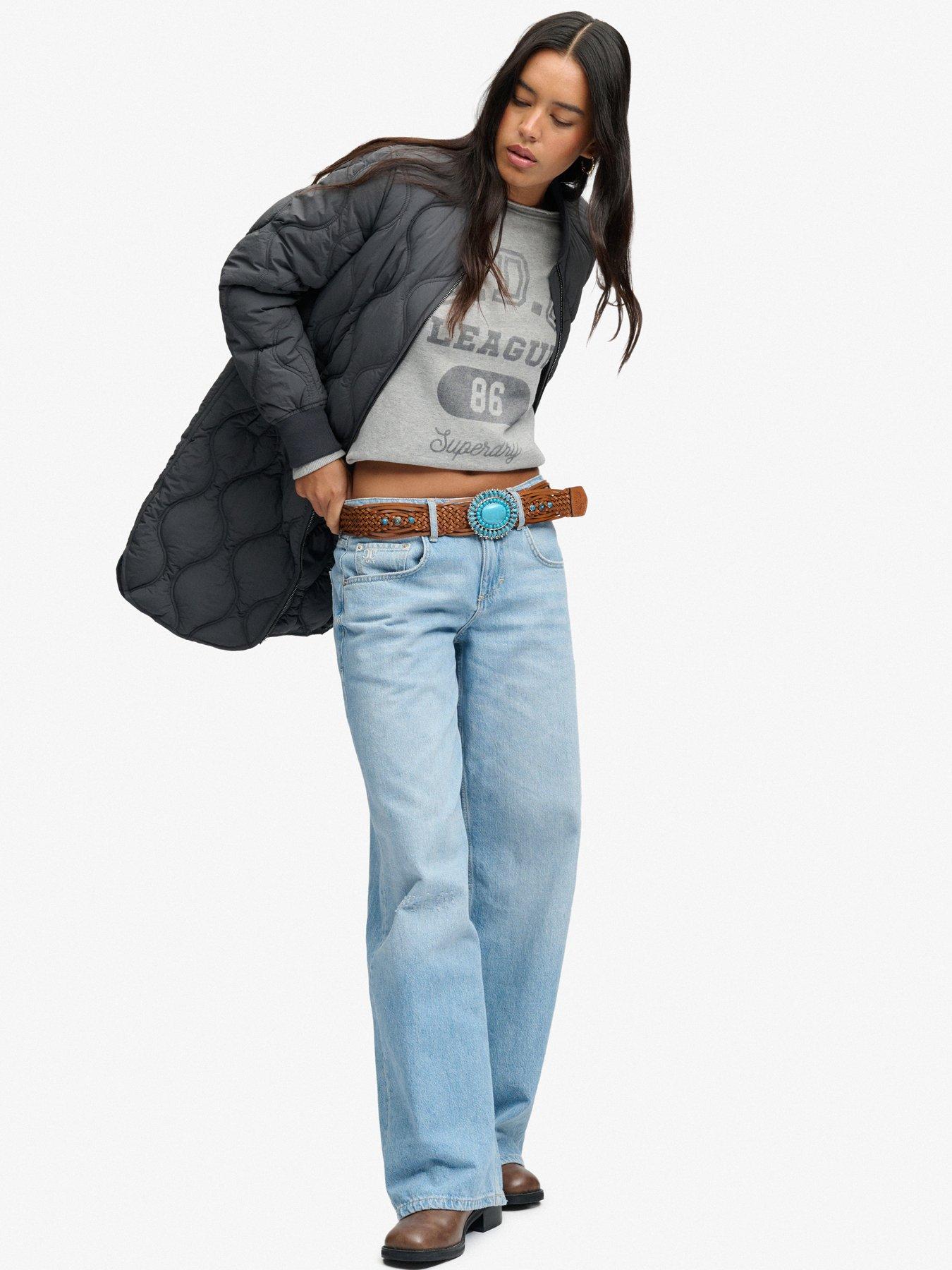 Image 3 of 7 of Superdry Superdry Long Onion Quilt Liner Jacket - Black