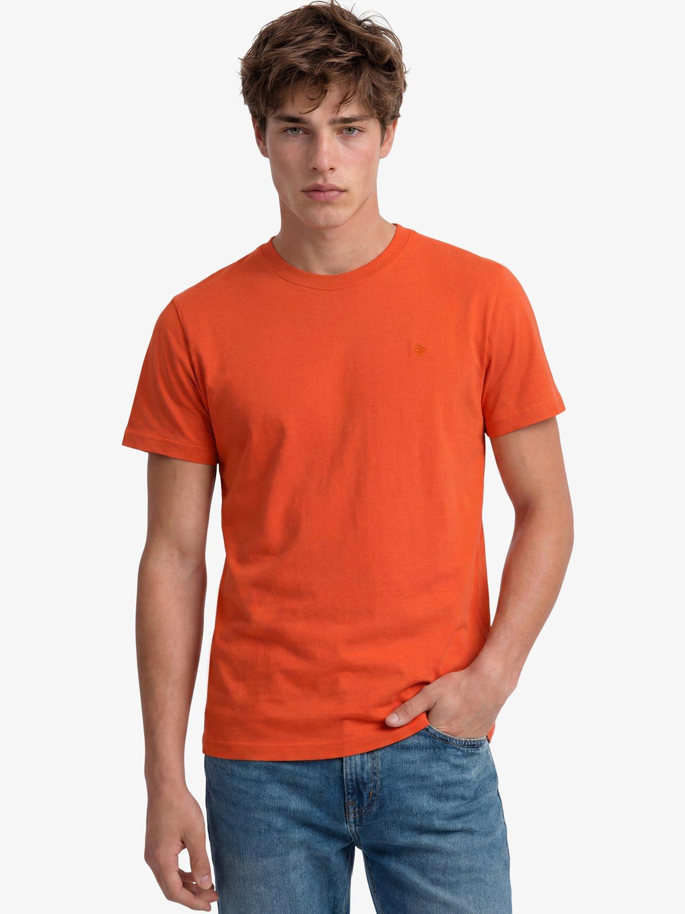 Superdry Orange T-Shirt With Logo Essential Sdco - Image 2
