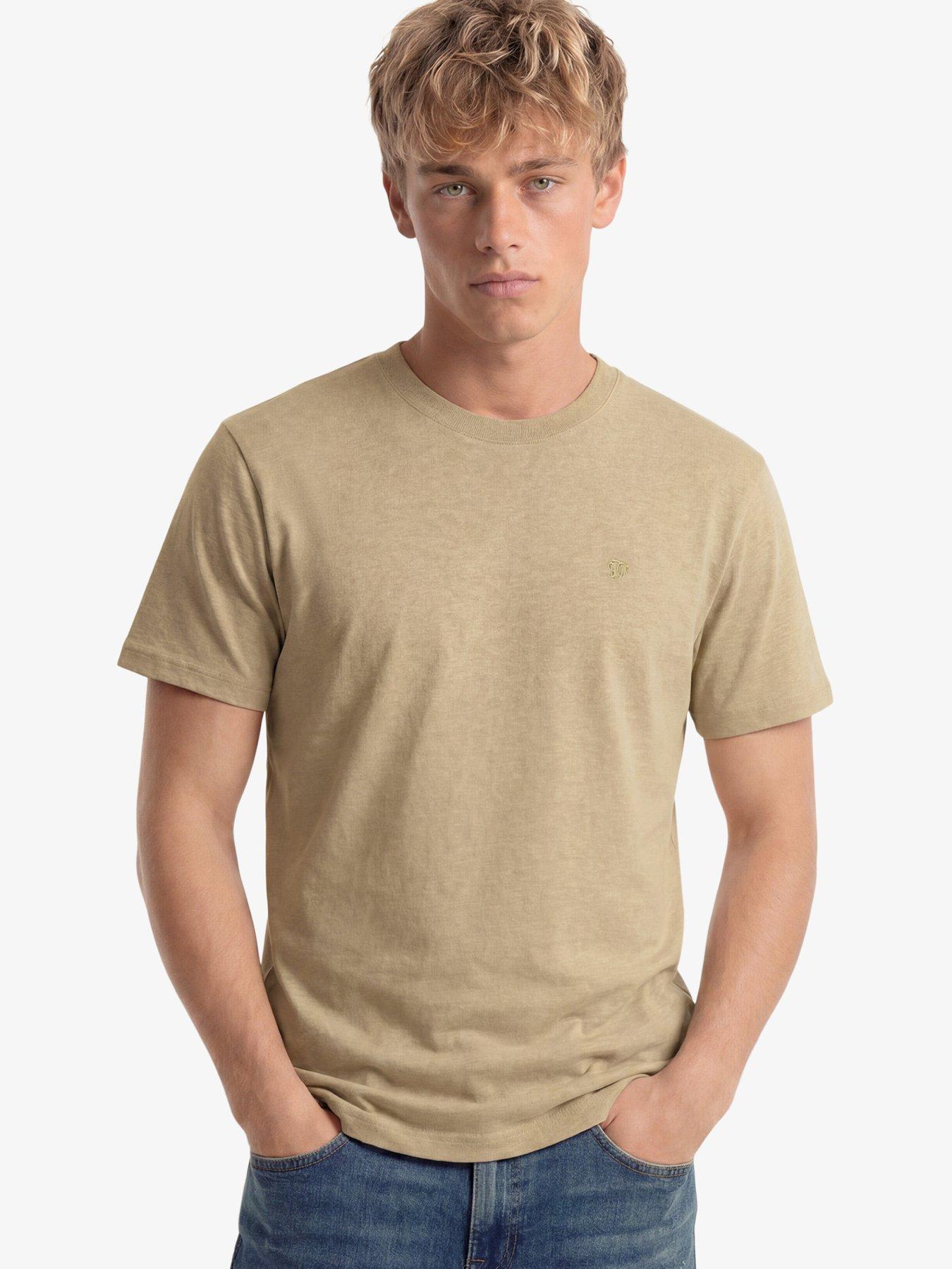 Superdry Men's Beige T-Shirt With Logo Essential Sdco - Image 2