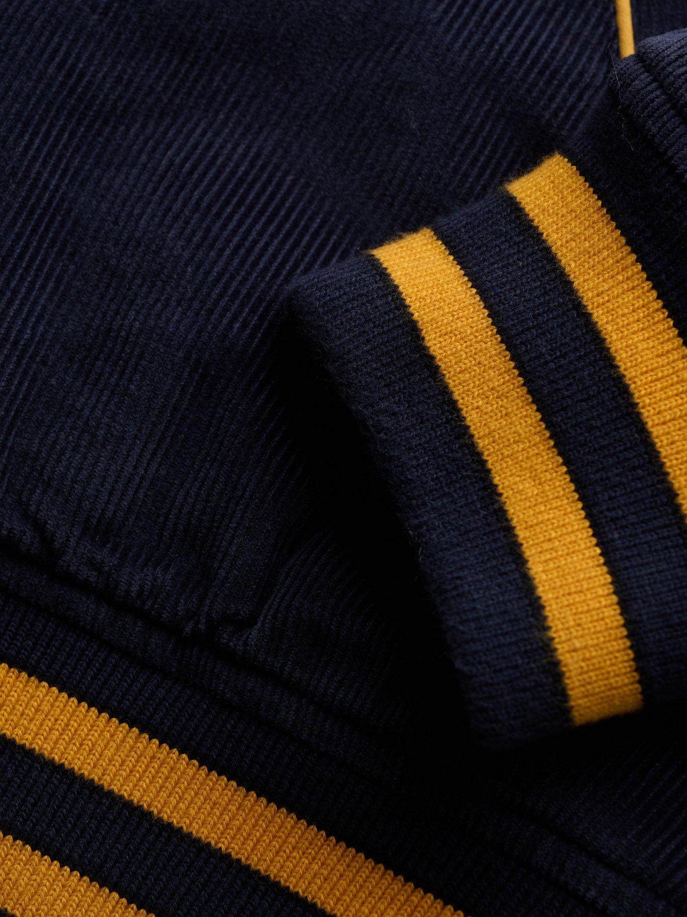 Image 6 of 6 of Superdry Superdry Cord Varsity Bomber Jacket - Navy