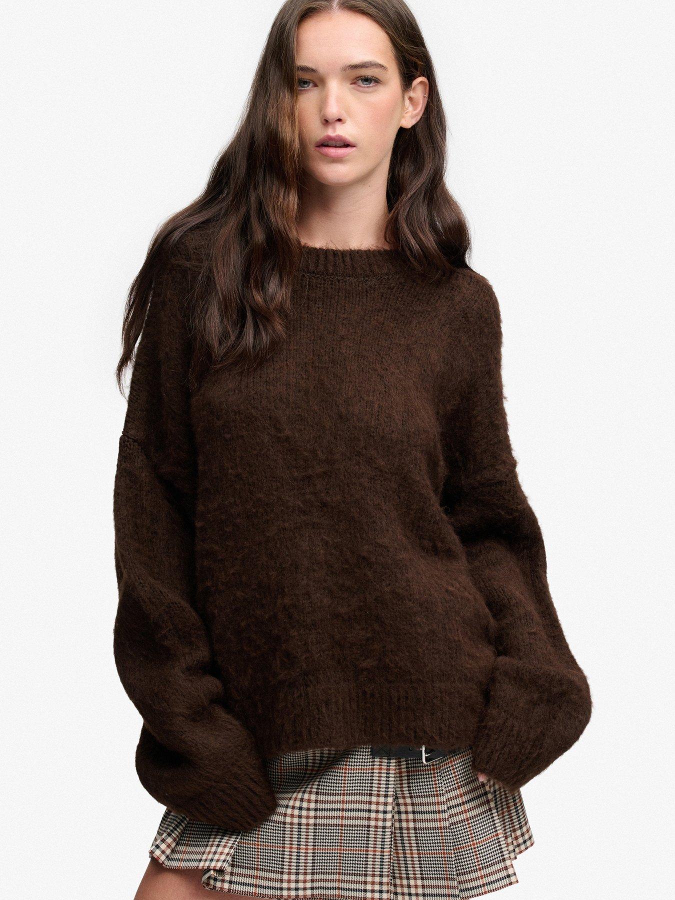 Superdry Women's Marron ’S Oversized Brushed Knit Pullover - Image 2