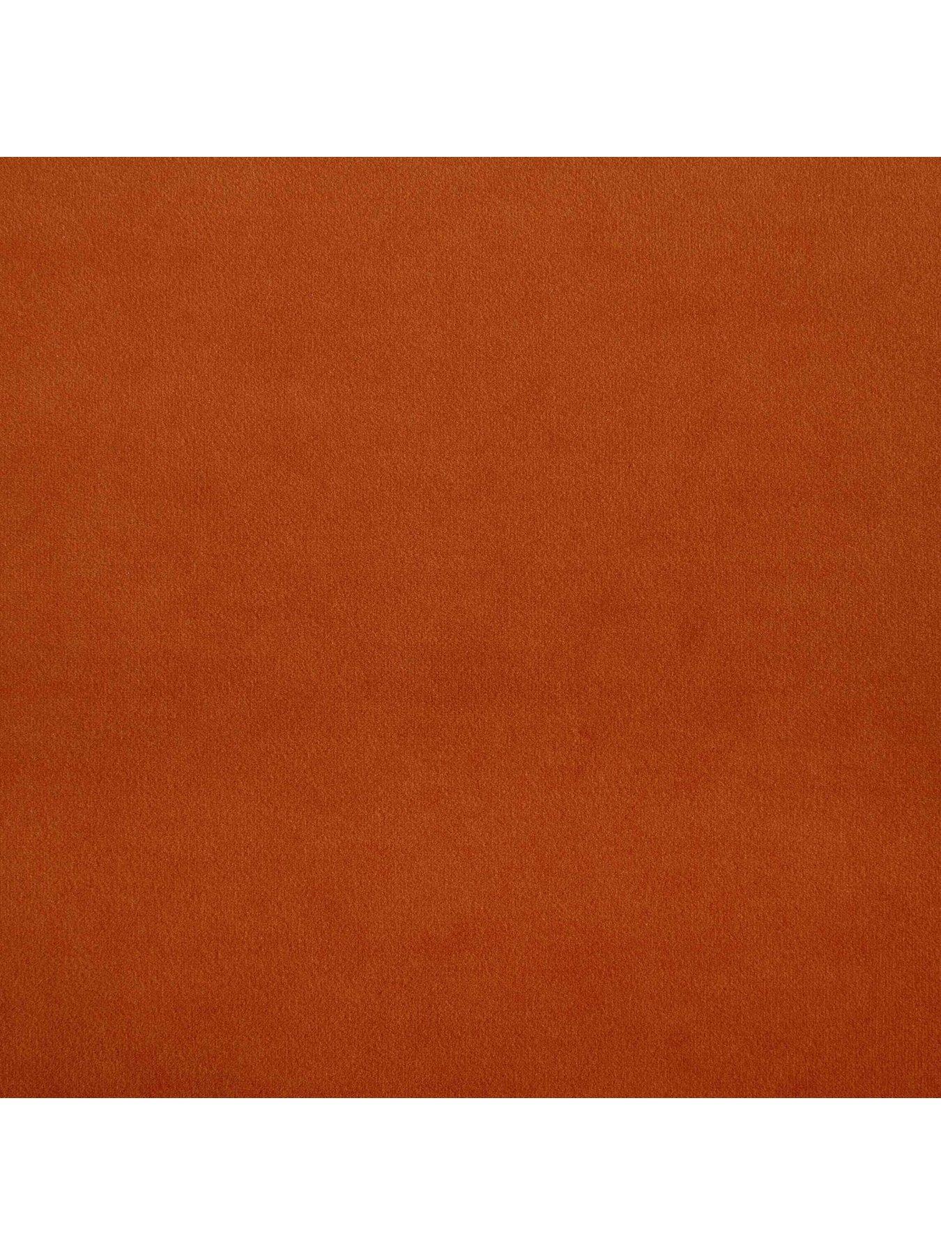 Image 6 of 7 of Dusk Wiltshire Ottoman Bright Orange