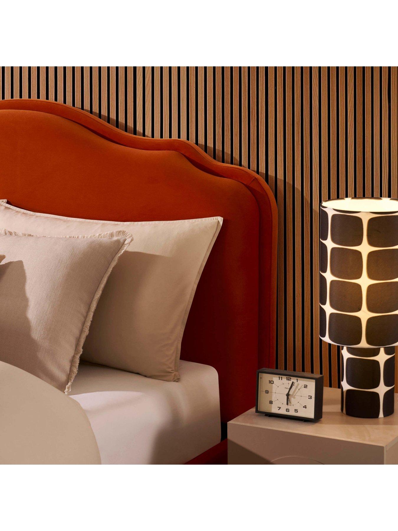 Image 7 of 7 of Dusk Wiltshire Ottoman Bright Orange