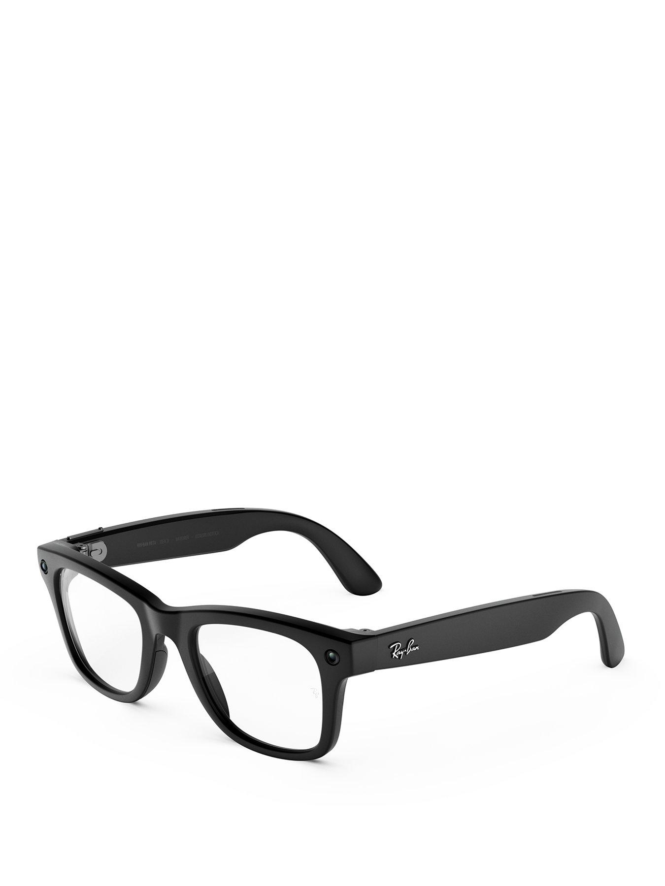 Ray-Ban Meta Gen 3 Wayfarer AI Glasses - Matte Black - Clear Lenses | Over 8H Battery, 6-Mic Array, Slim Frame, Meta AI App - Clear blue-light-filtering and anti-reflective lenses - Image 3
