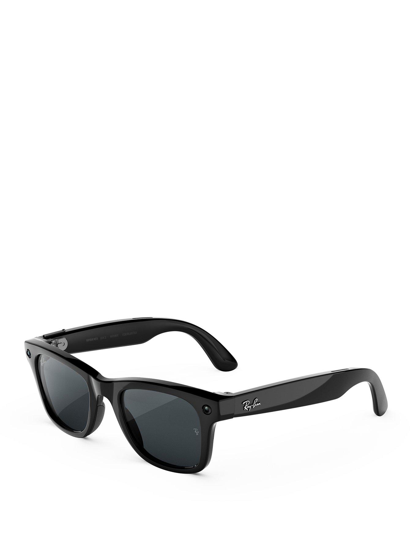 Ray-Ban Meta Wayfarer Large (Gen 3) - Shiny Black, Transitions Grey Lenses - Image 3