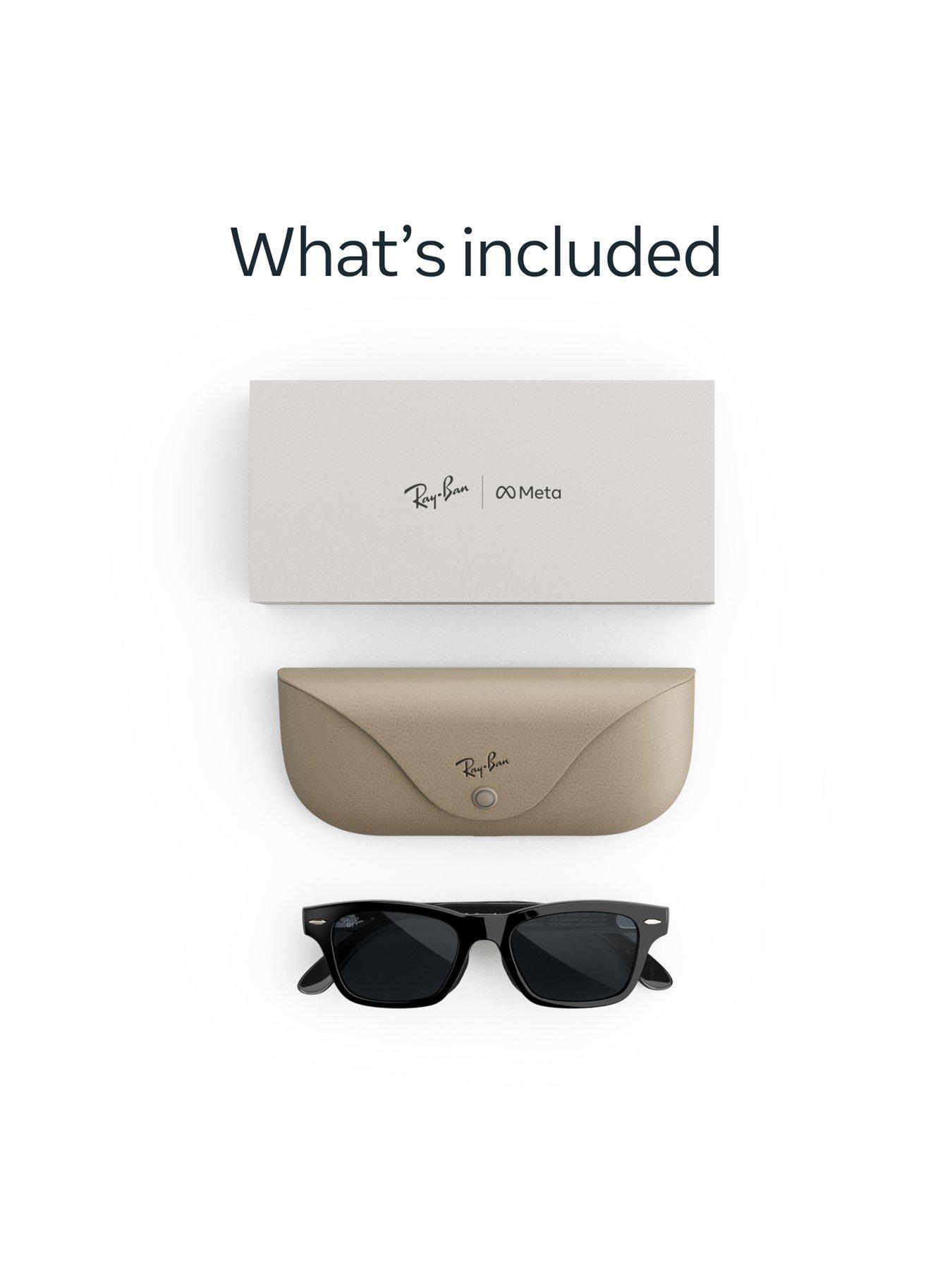 Image 7 of 8 of Ray-Ban Meta (Audio) Burbank, Shiny Black, Transitions&reg; Grey Lenses