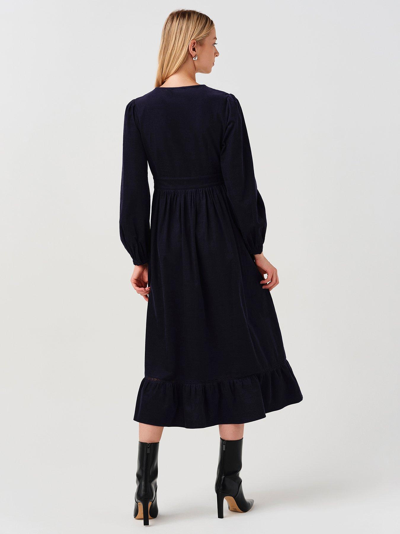 Image 2 of 5 of Ghost Navy Gracie Dress