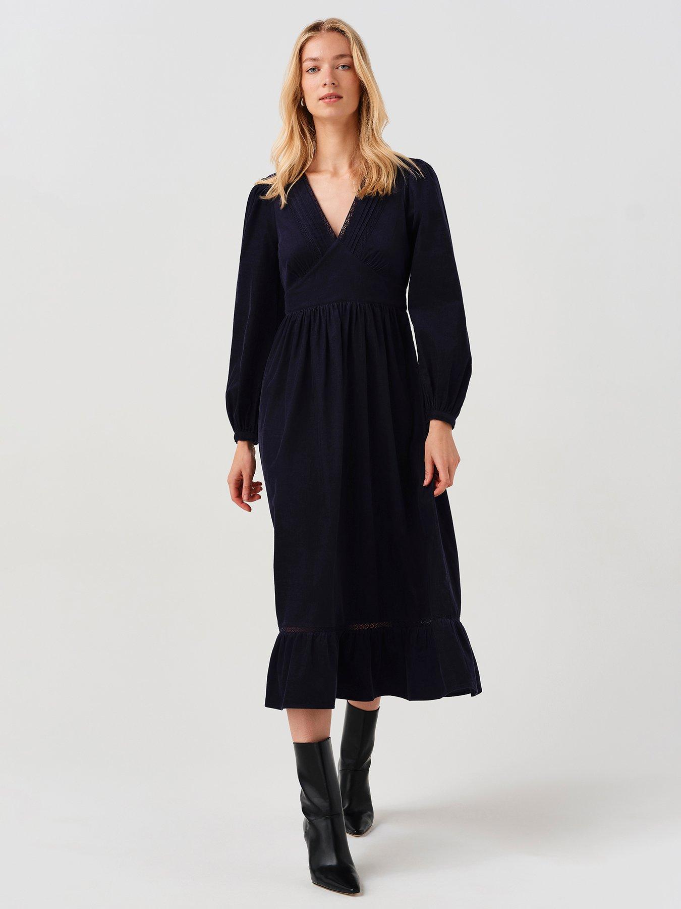 Image 3 of 5 of Ghost Navy Gracie Dress