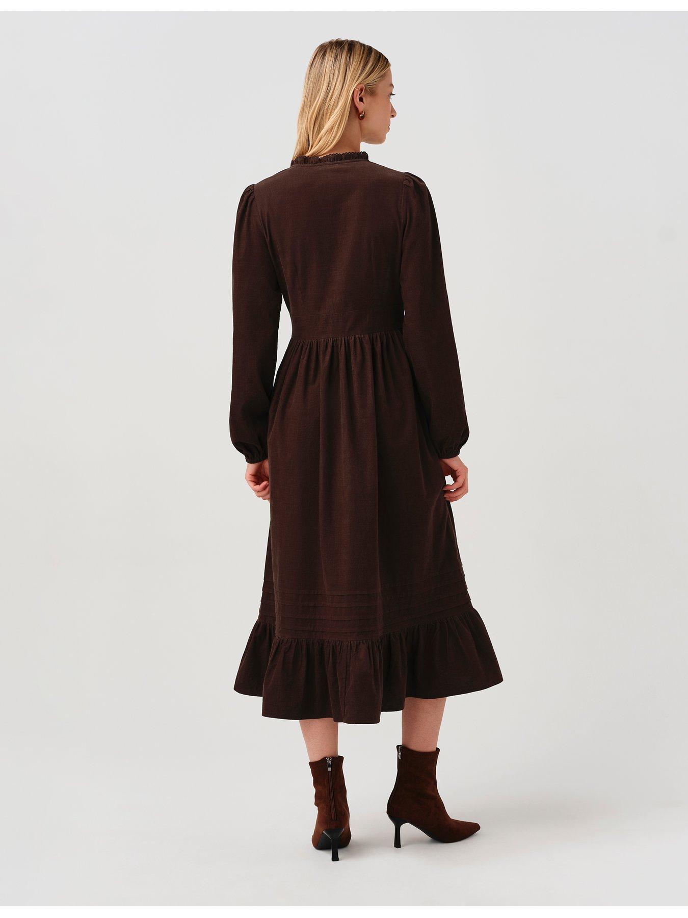 Image 2 of 7 of Ghost Chocolate Brown Michelle Dress
