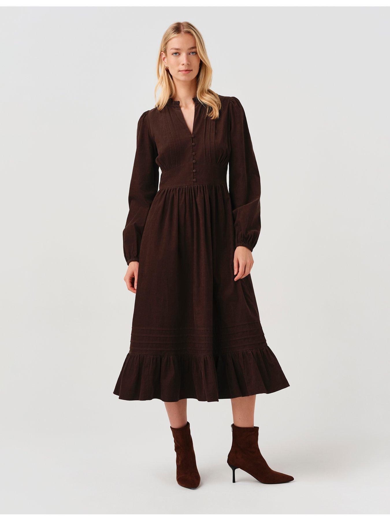 Image 5 of 7 of Ghost Chocolate Brown Michelle Dress