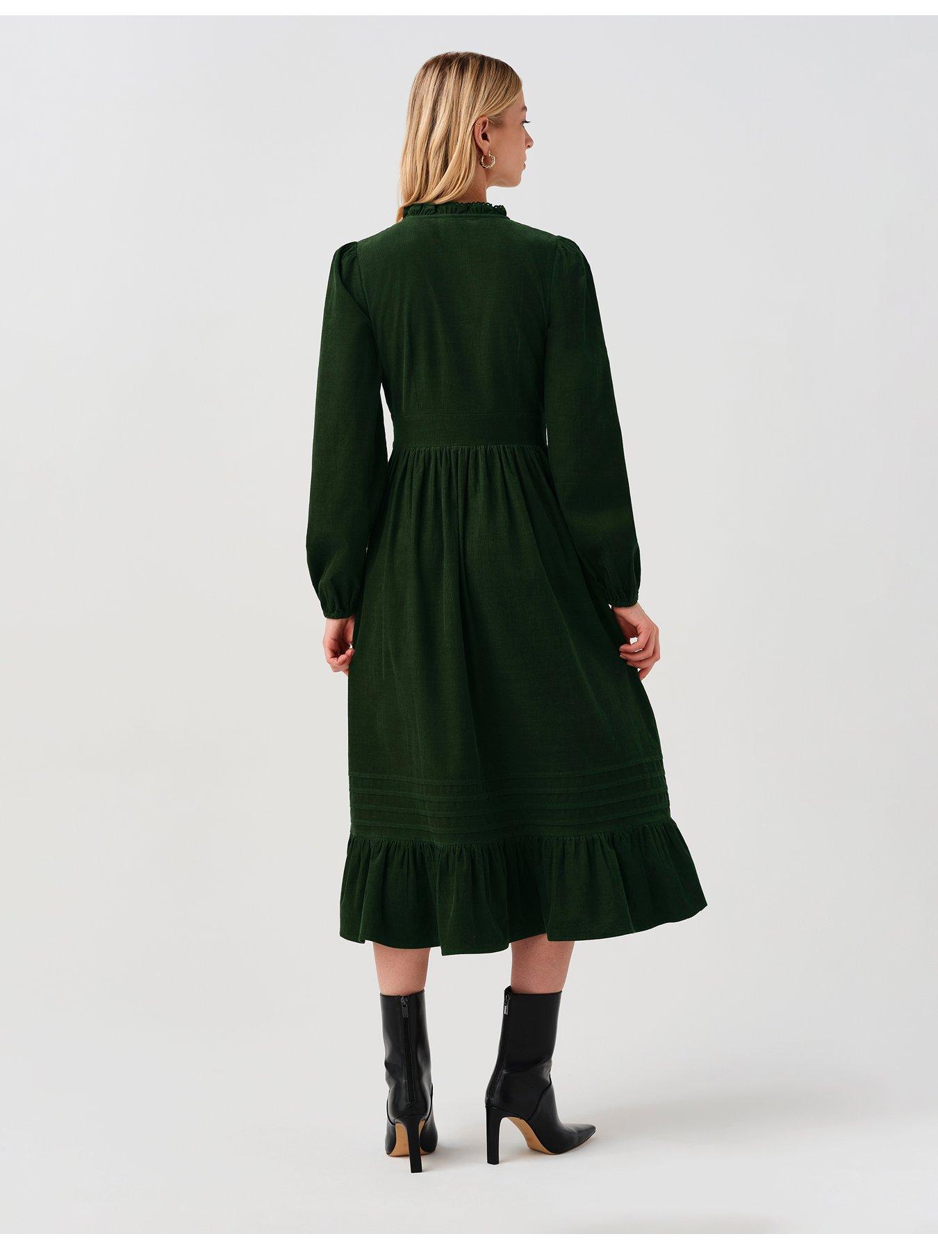 Image 2 of 7 of Ghost Bottle Green Michelle Dress