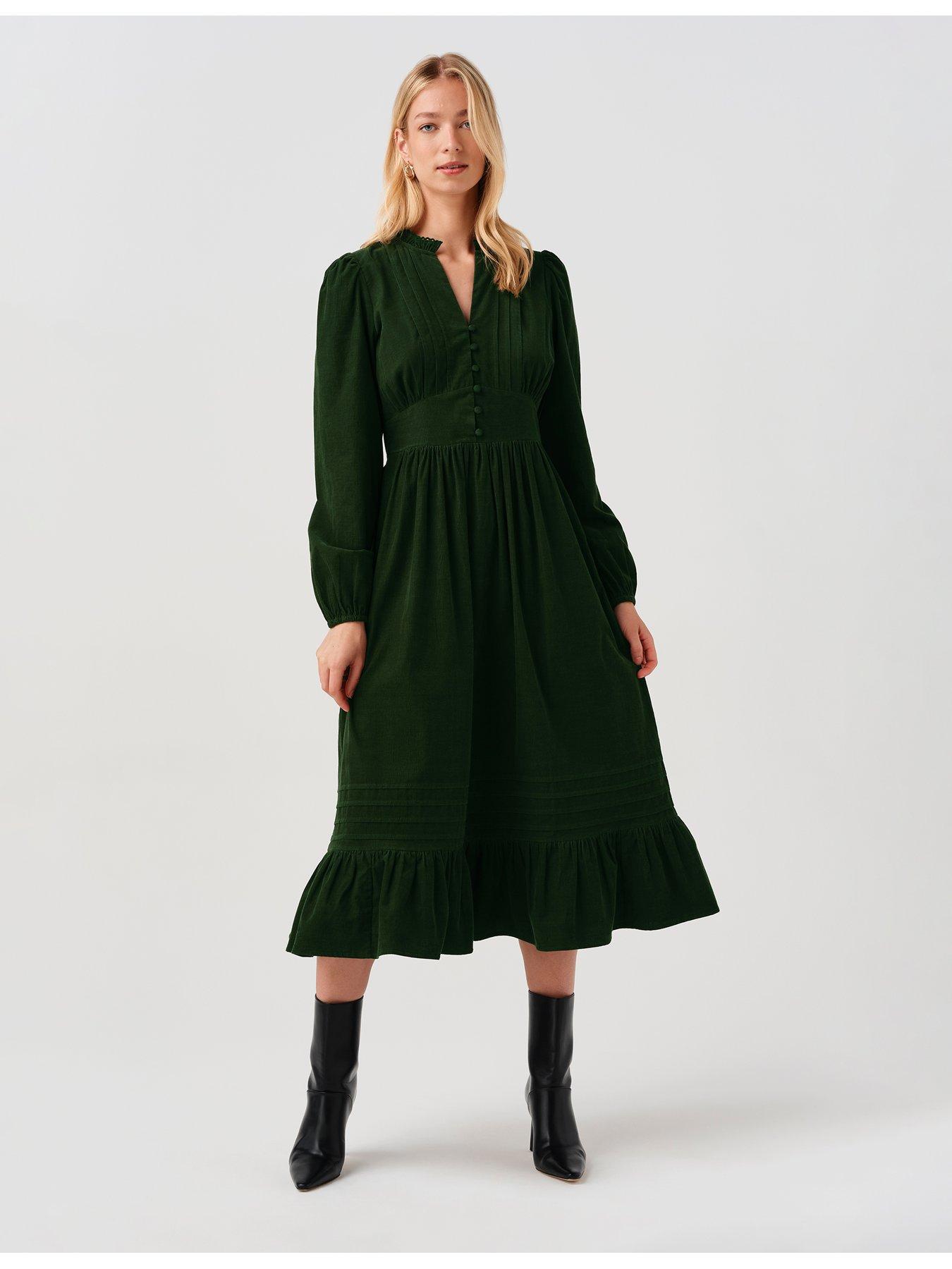 Image 5 of 7 of Ghost Bottle Green Michelle Dress
