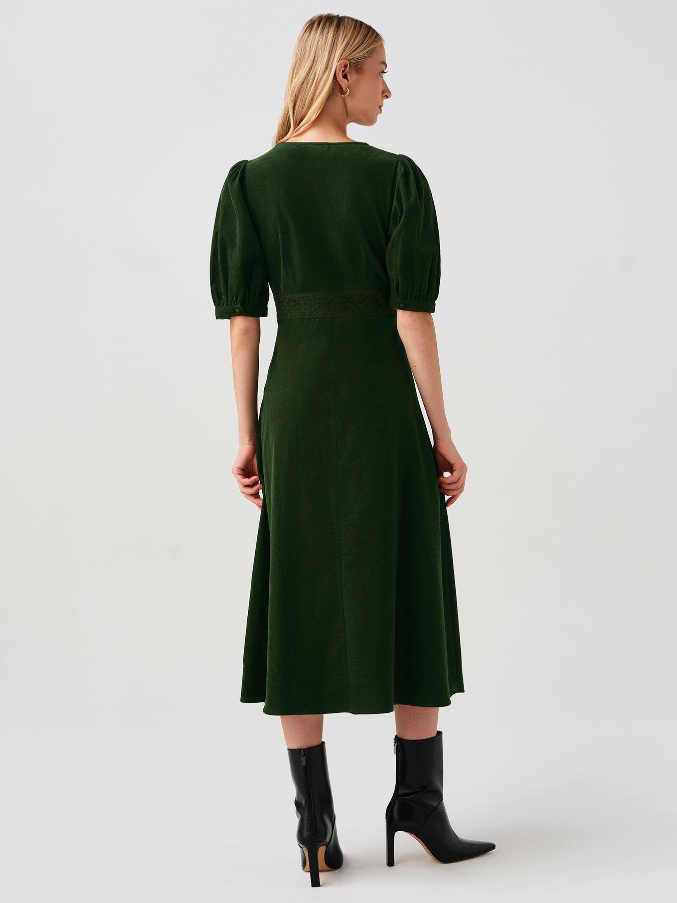 Image 2 of 7 of Ghost Bottle Green Bella Dress