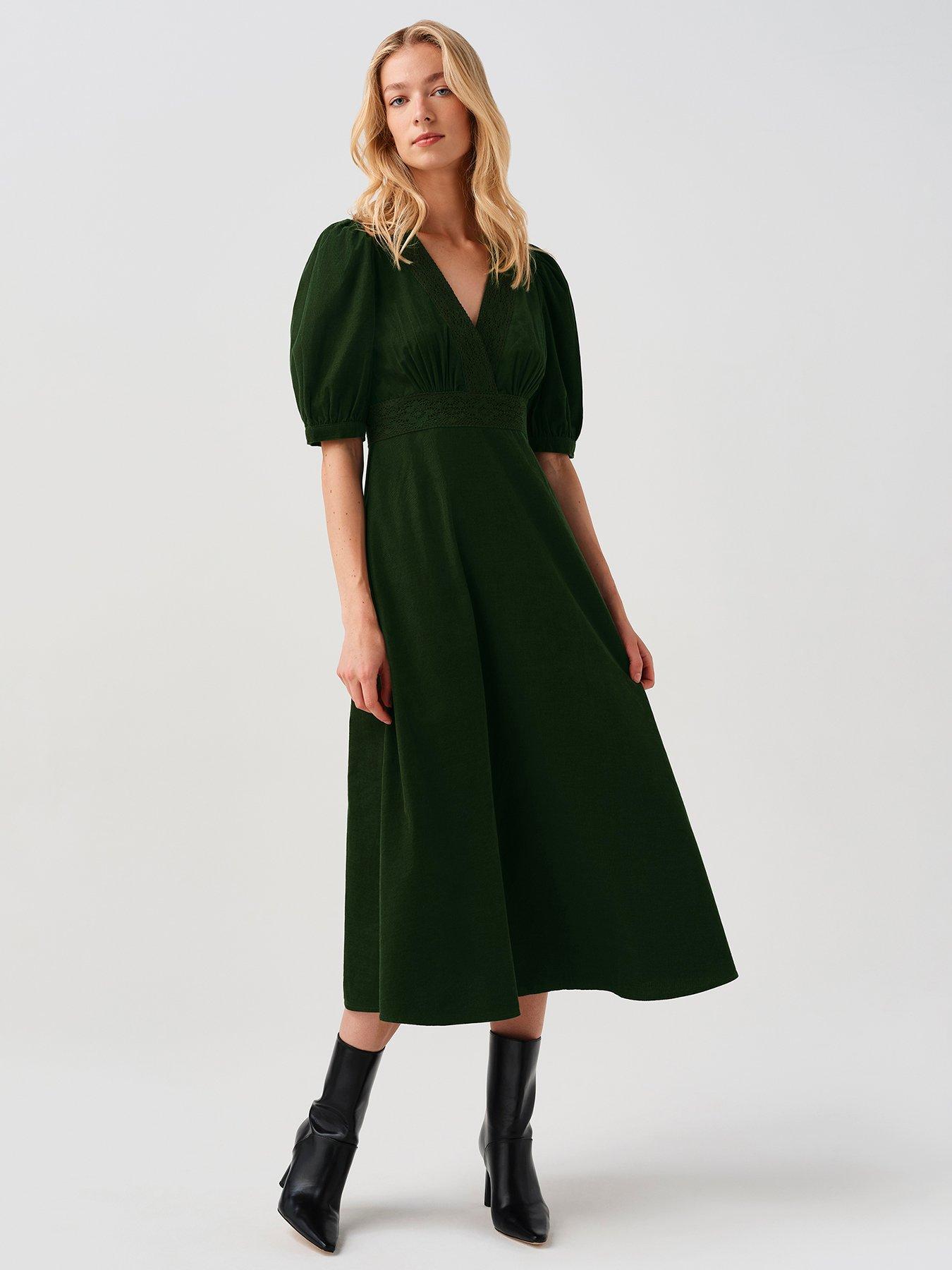 Image 3 of 7 of Ghost Bottle Green Bella Dress