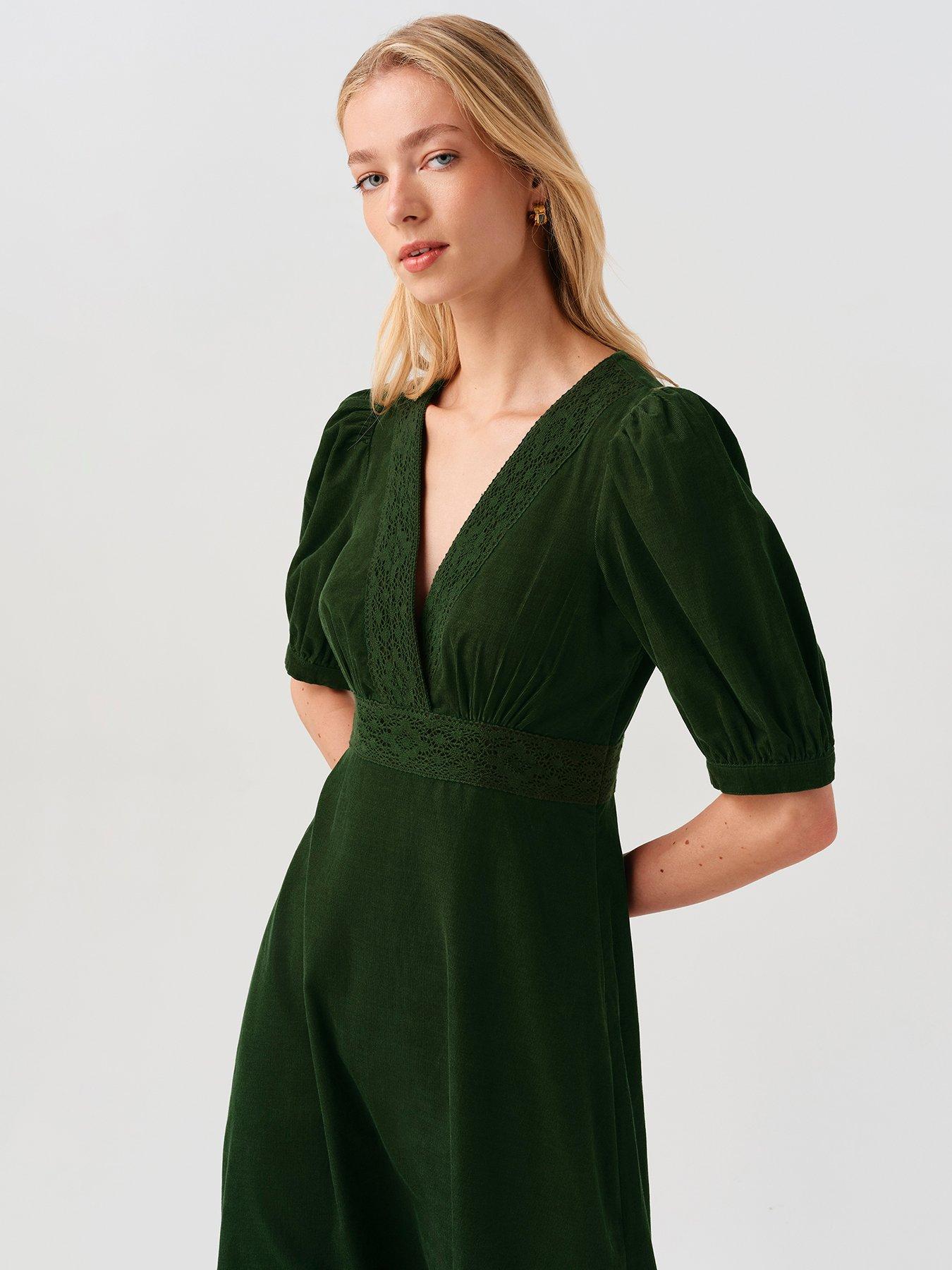 Image 4 of 7 of Ghost Bottle Green Bella Dress