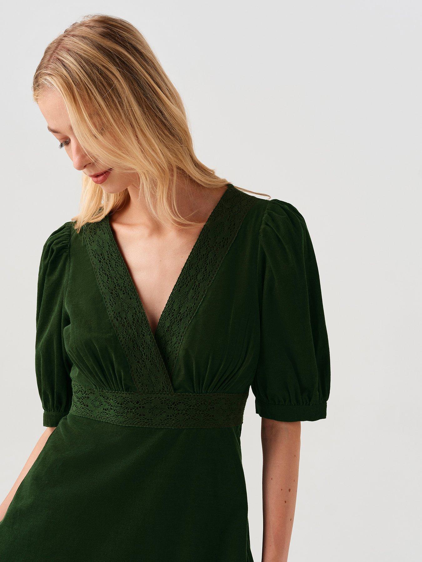 Image 6 of 7 of Ghost Bottle Green Bella Dress
