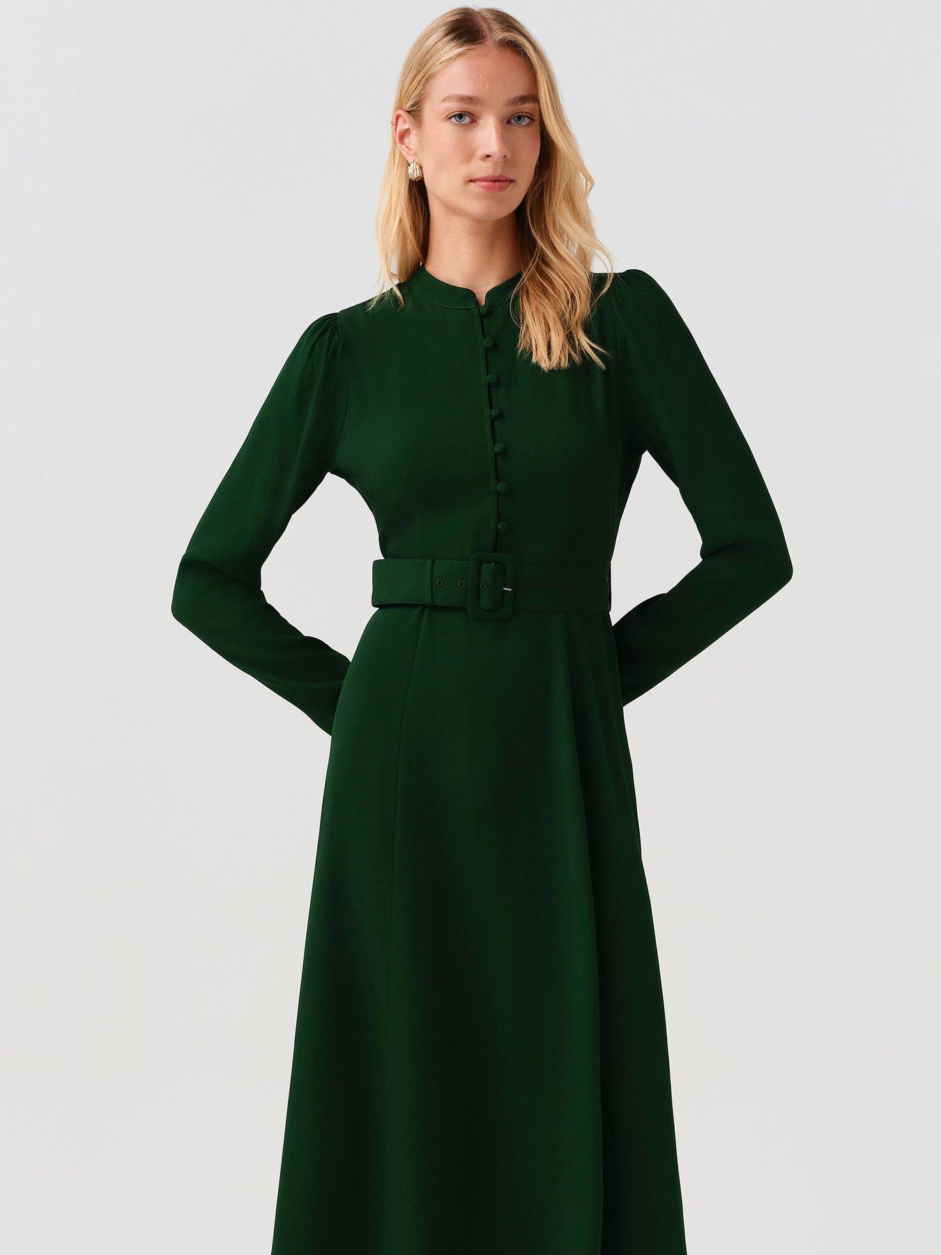Image 5 of 7 of Ghost Forest Green Ria Dress