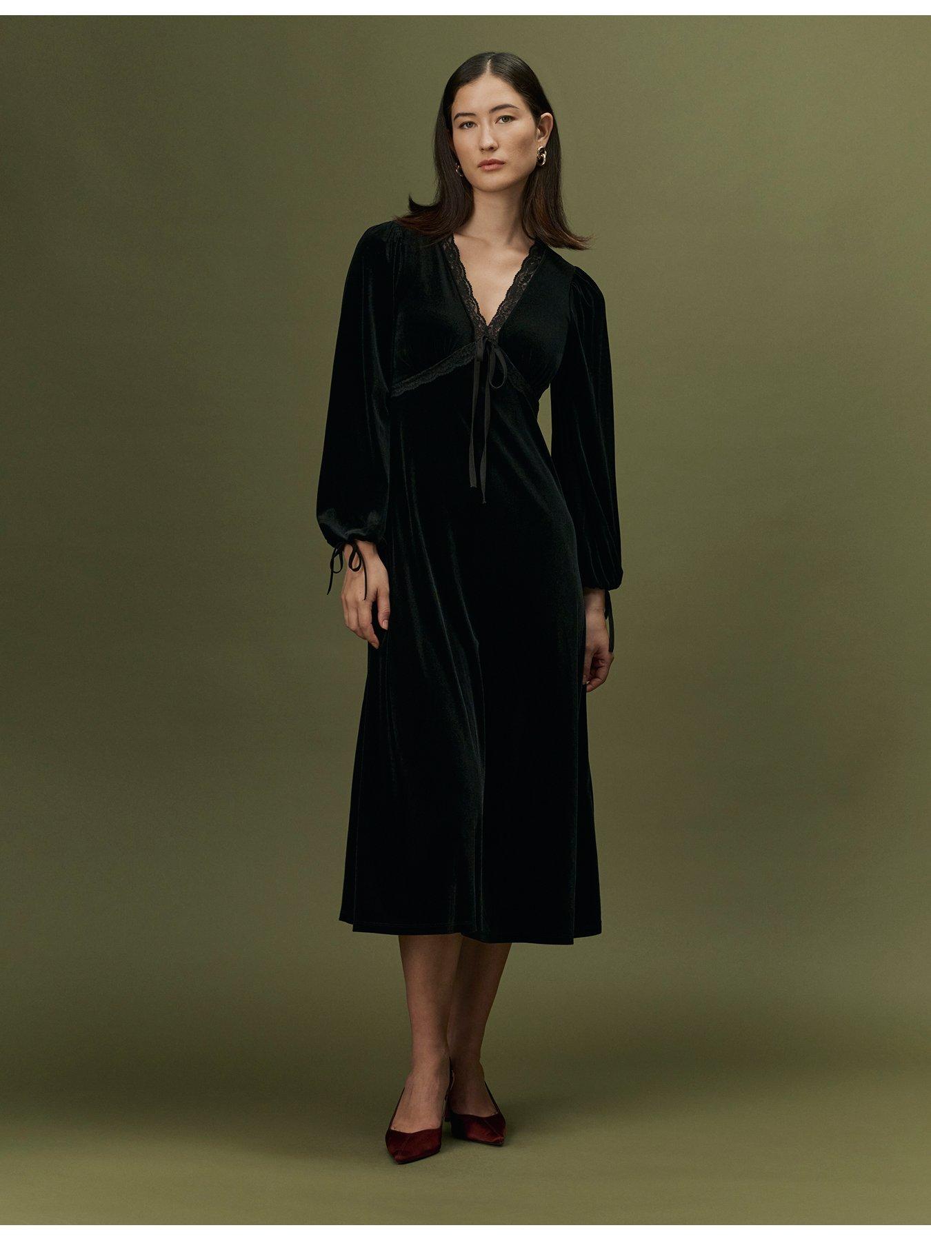 Image 3 of 7 of Ghost Black Kathleen Dress
