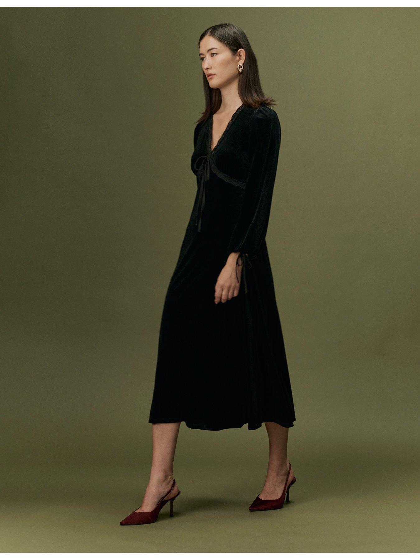 Image 4 of 7 of Ghost Black Kathleen Dress