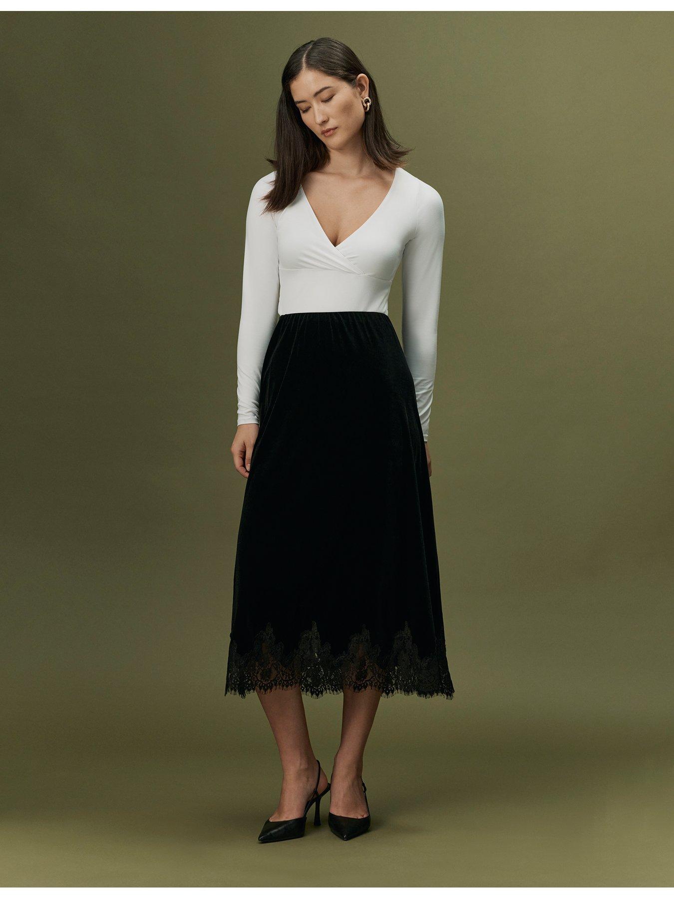 Image 6 of 7 of Ghost Black Solene Skirt