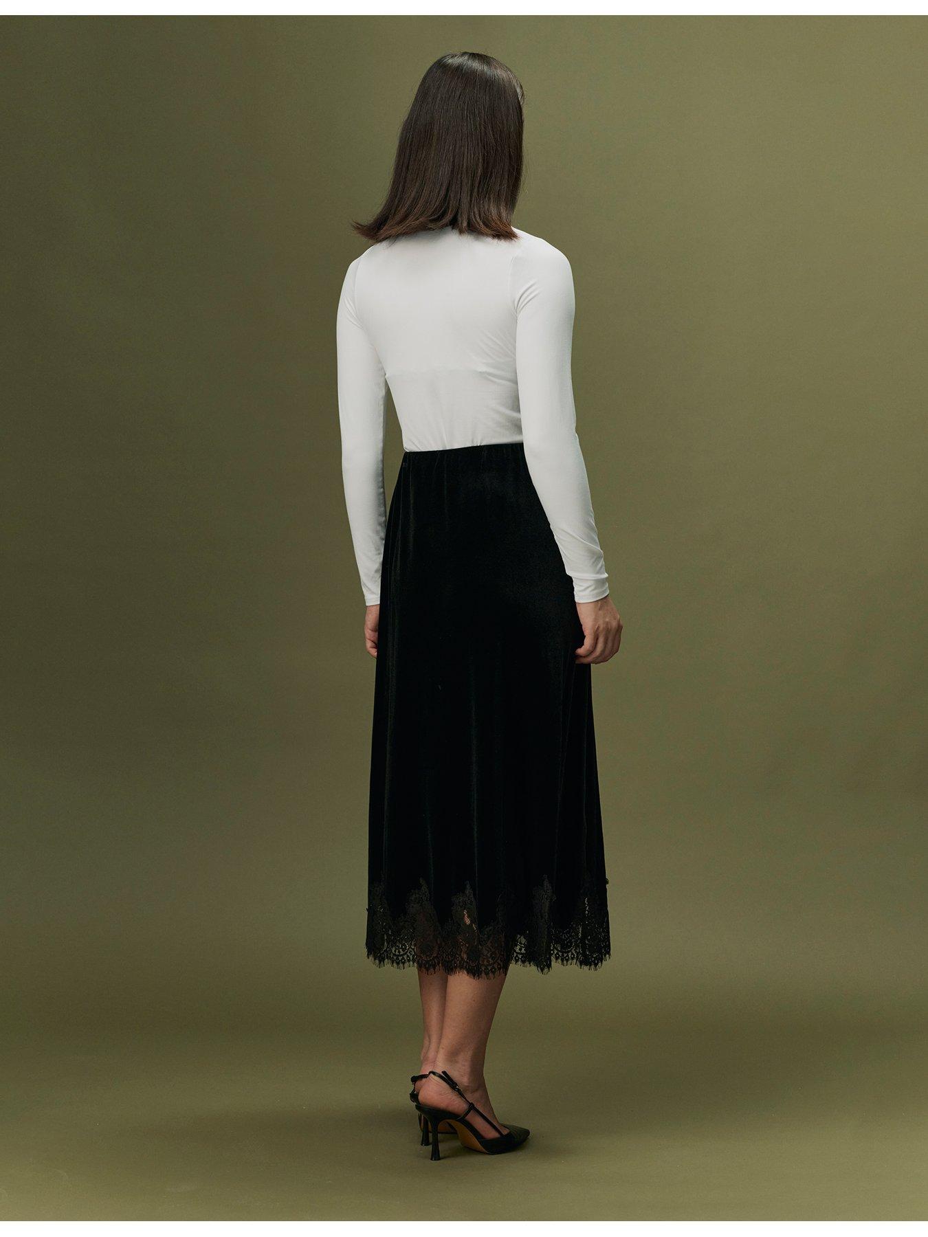 Image 7 of 7 of Ghost Black Solene Skirt