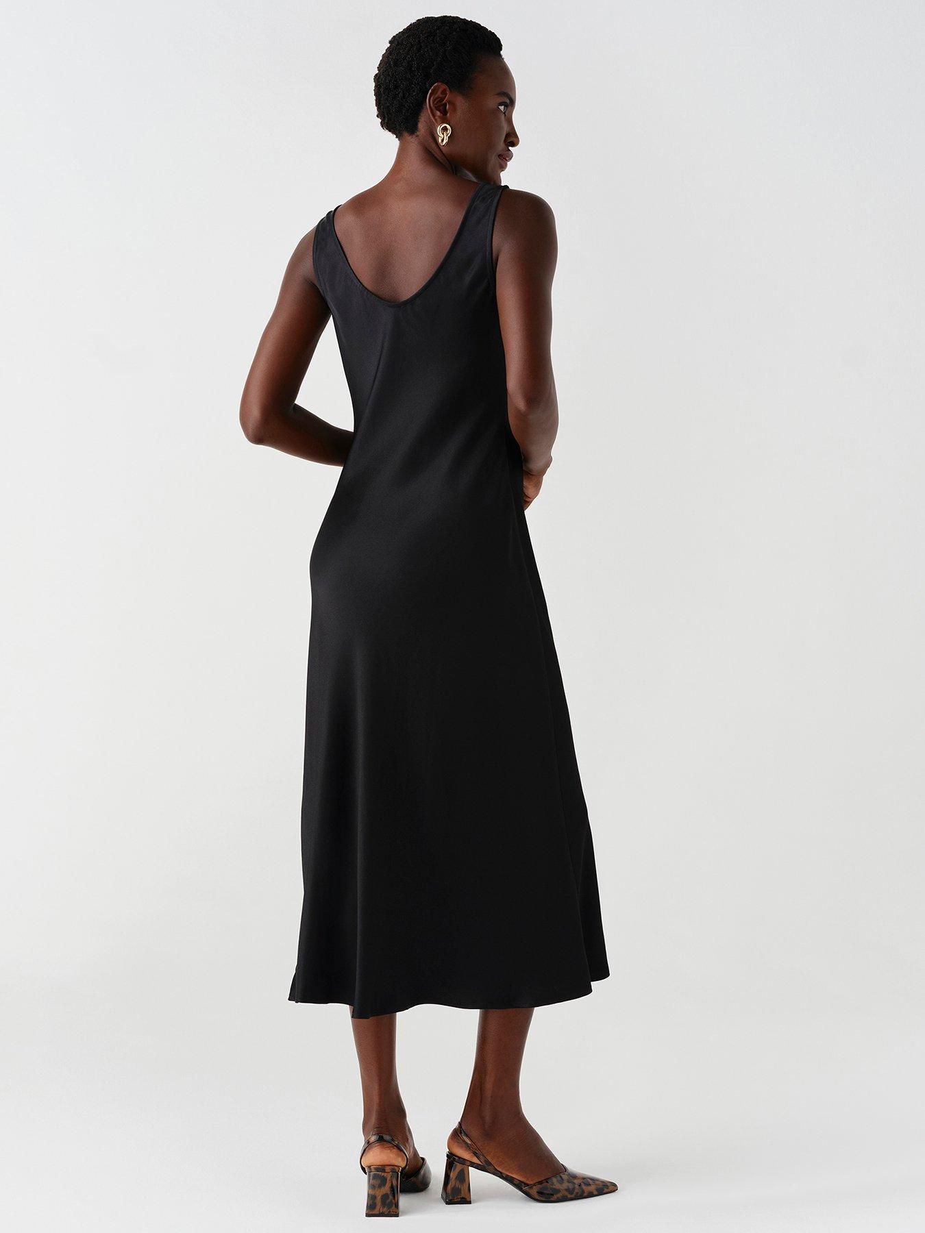 Image 2 of 7 of Ghost Black Palm Dress