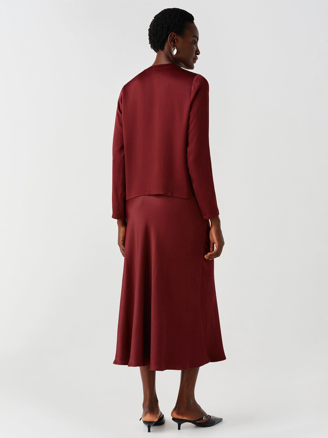 Image 7 of 7 of Ghost Burgundy Effie Blouse