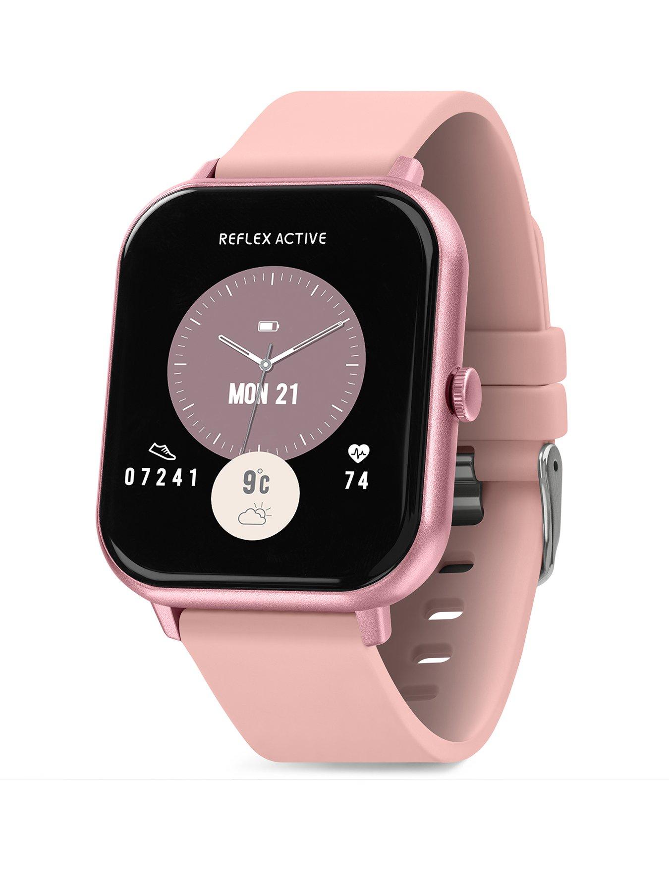 Image 1 of 6 of Reflex Active Reflex Active Series 17 Pink Strap Smart Watch