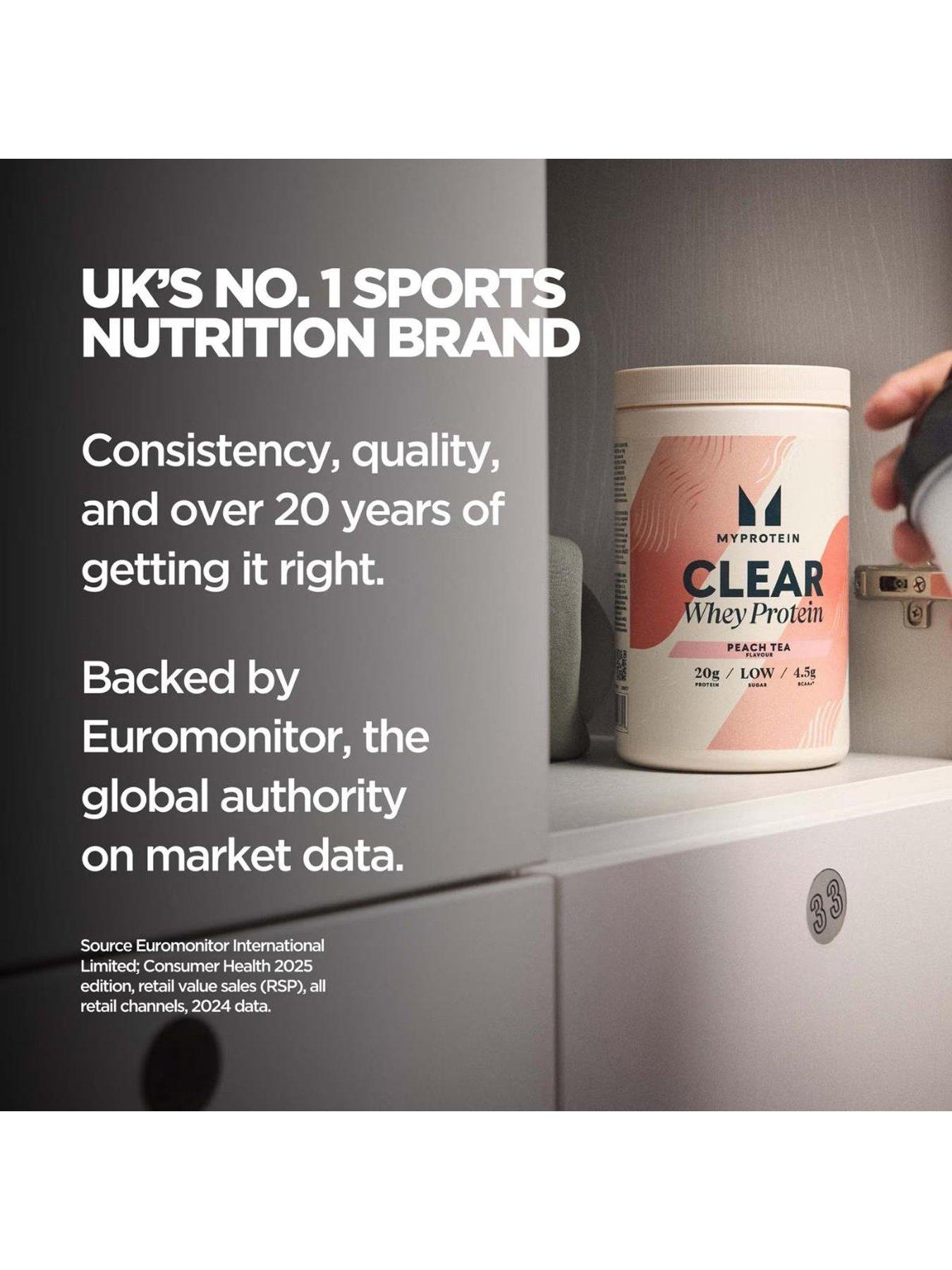 Image 5 of 5 of MyProtein MyProtein - Clear Whey Isolate - Peach Tea - 854g