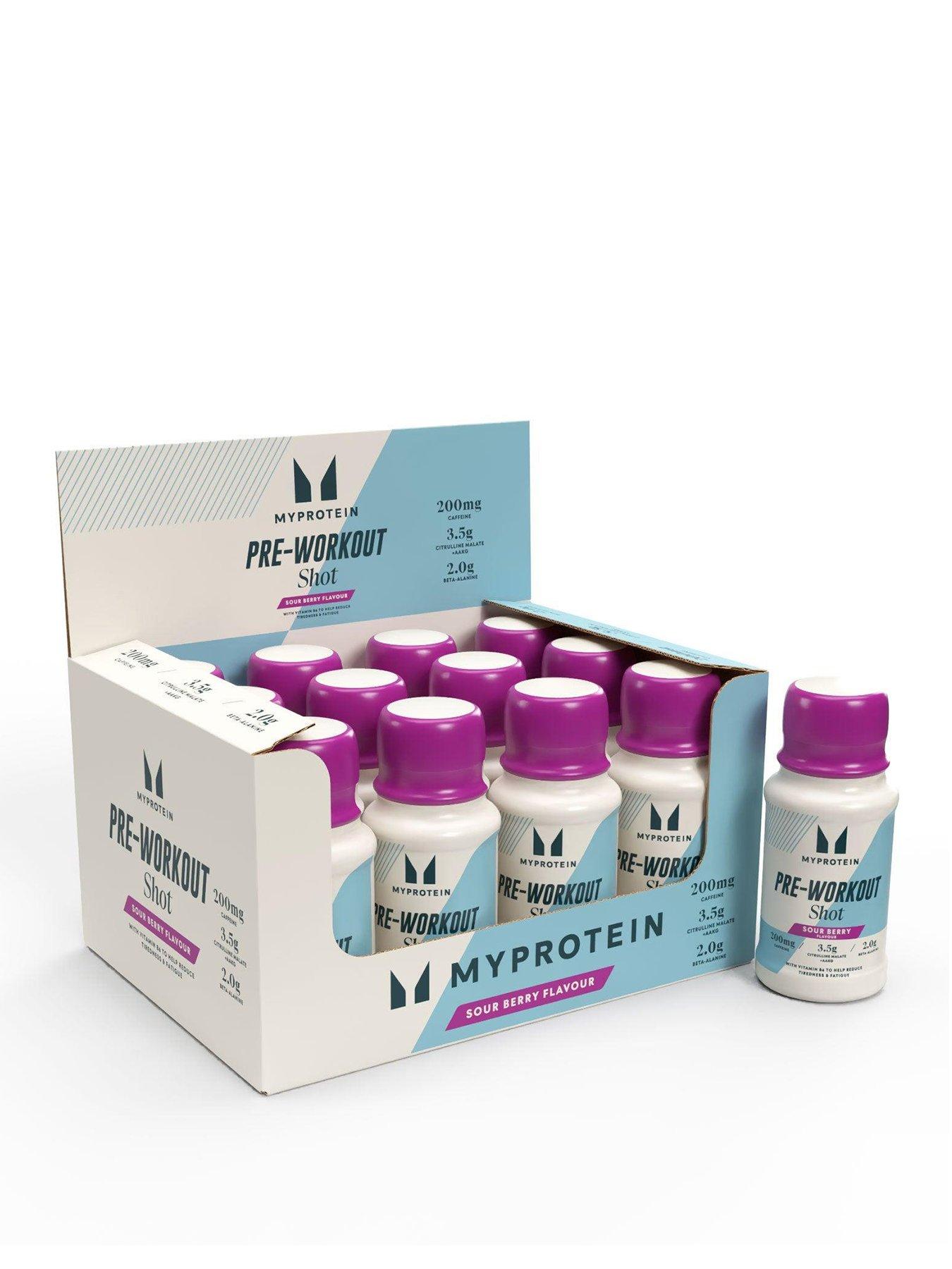 Image 1 of 2 of MyProtein MyProtein Pre-Workout Shot - 12 x 60ml - Sour Berry - 12 Servings