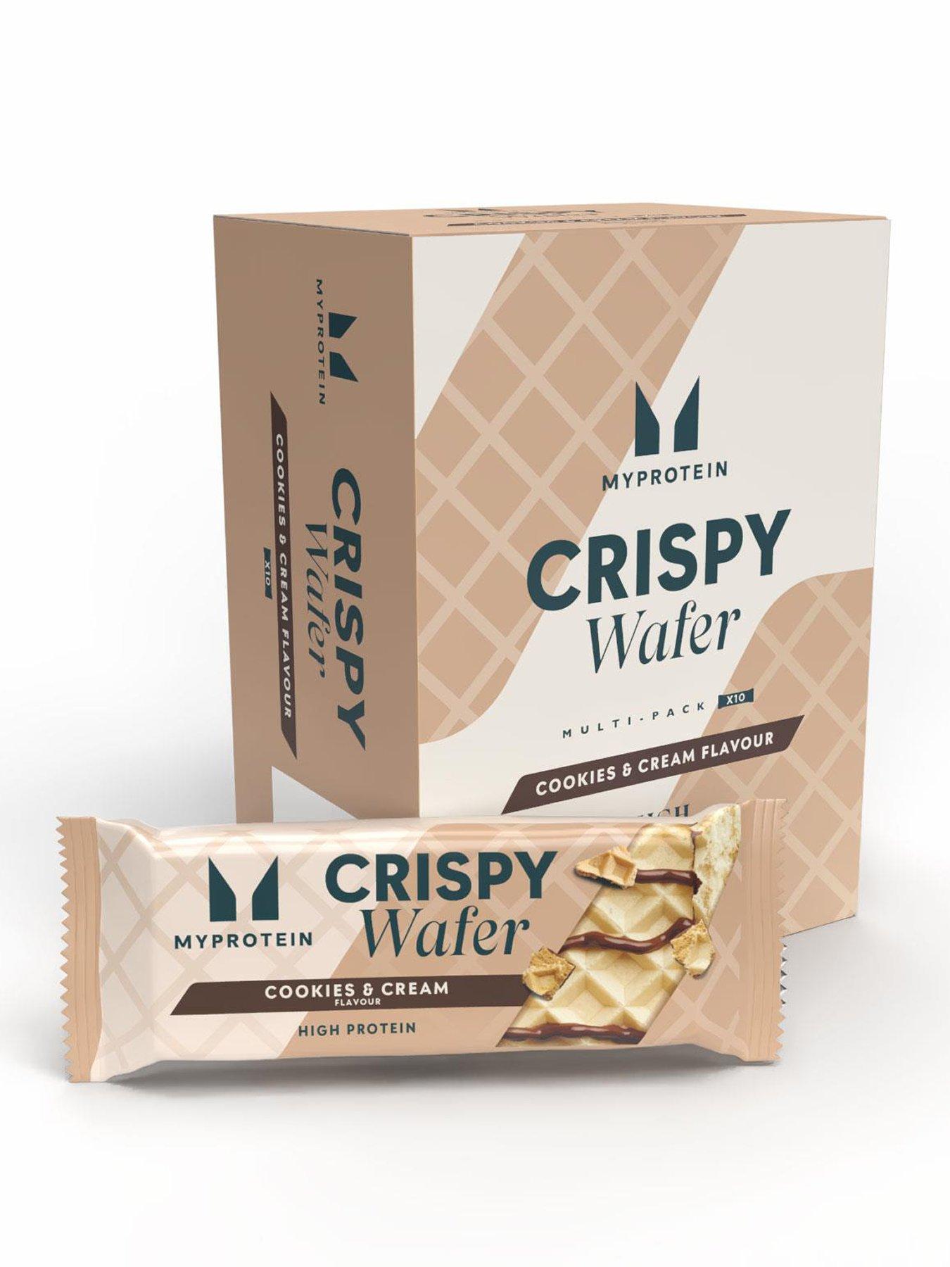 Image 1 of 2 of MyProtein MyProtein Protein Wafer - Cookies & Cream - 10 x 40g - 10 Servings