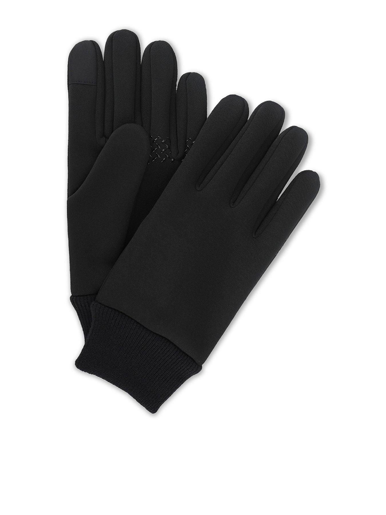 Image 1 of 5 of TOTES Totes Mens Stretch Thermal Gloves With Smartouch - Black
