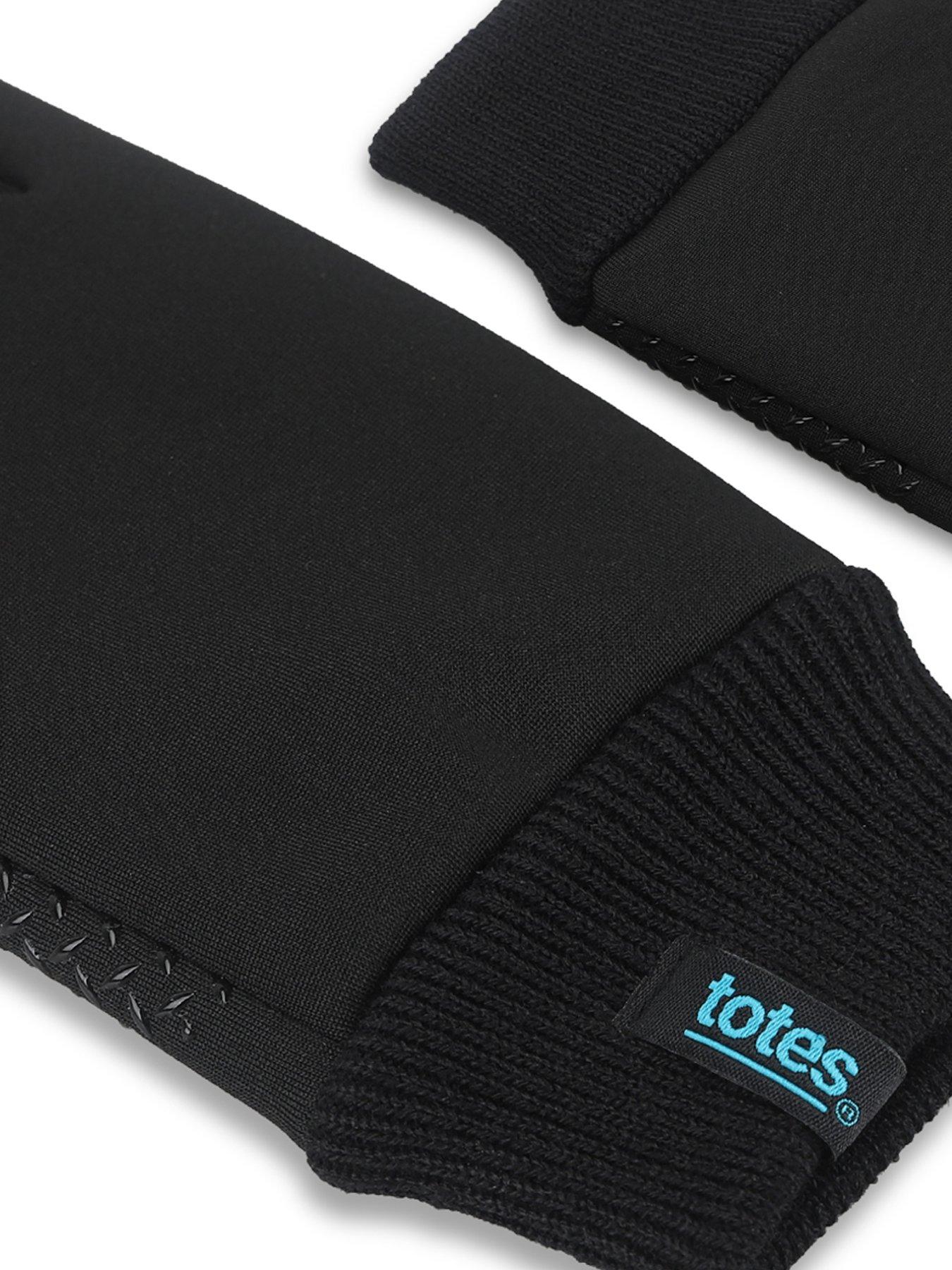 Image 3 of 5 of TOTES Totes Mens Stretch Thermal Gloves With Smartouch - Black