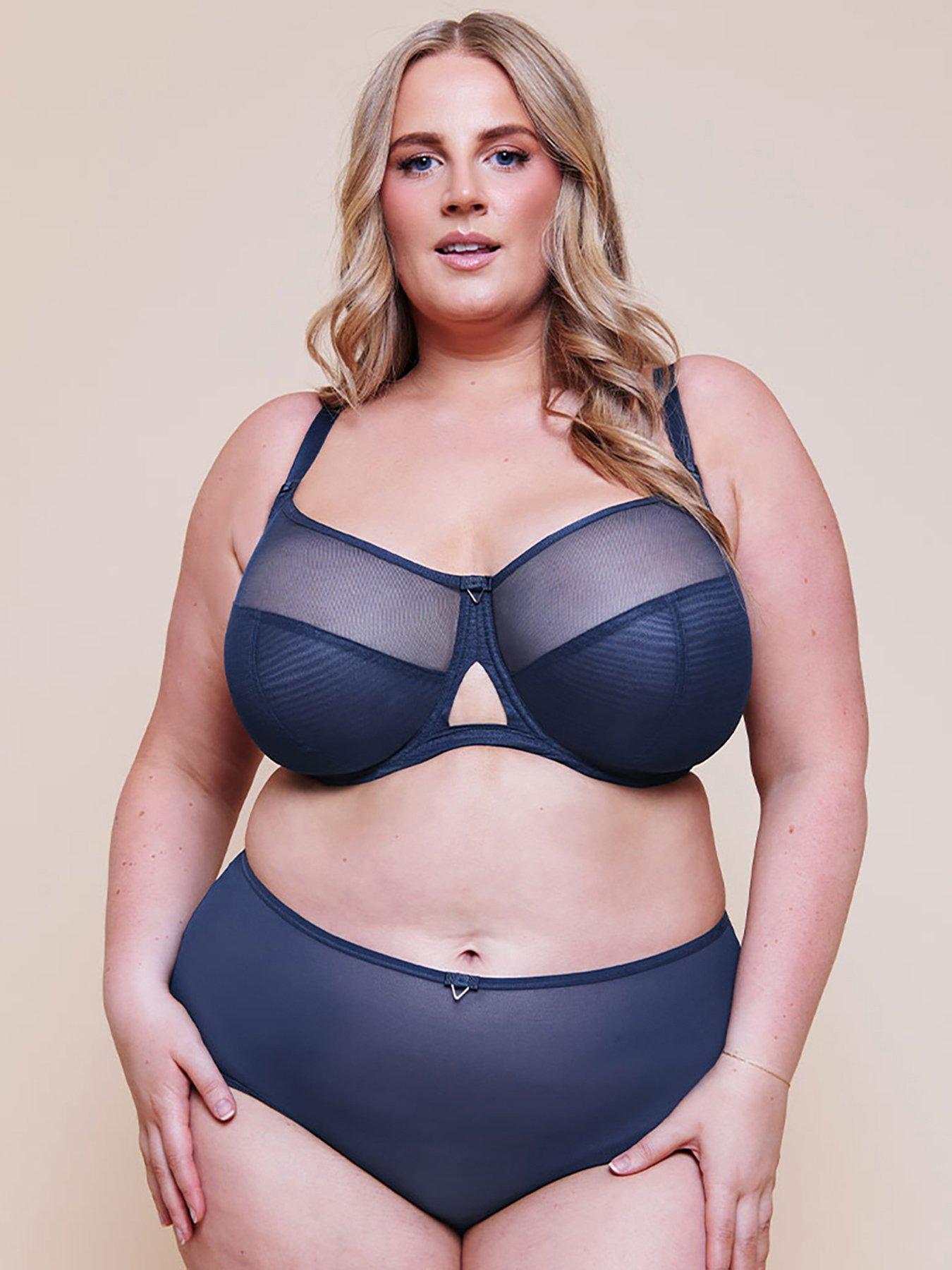 Image 3 of 6 of Curvy Kate Victory Side Support Balcony Bra (second Sizes) - Navy Blue