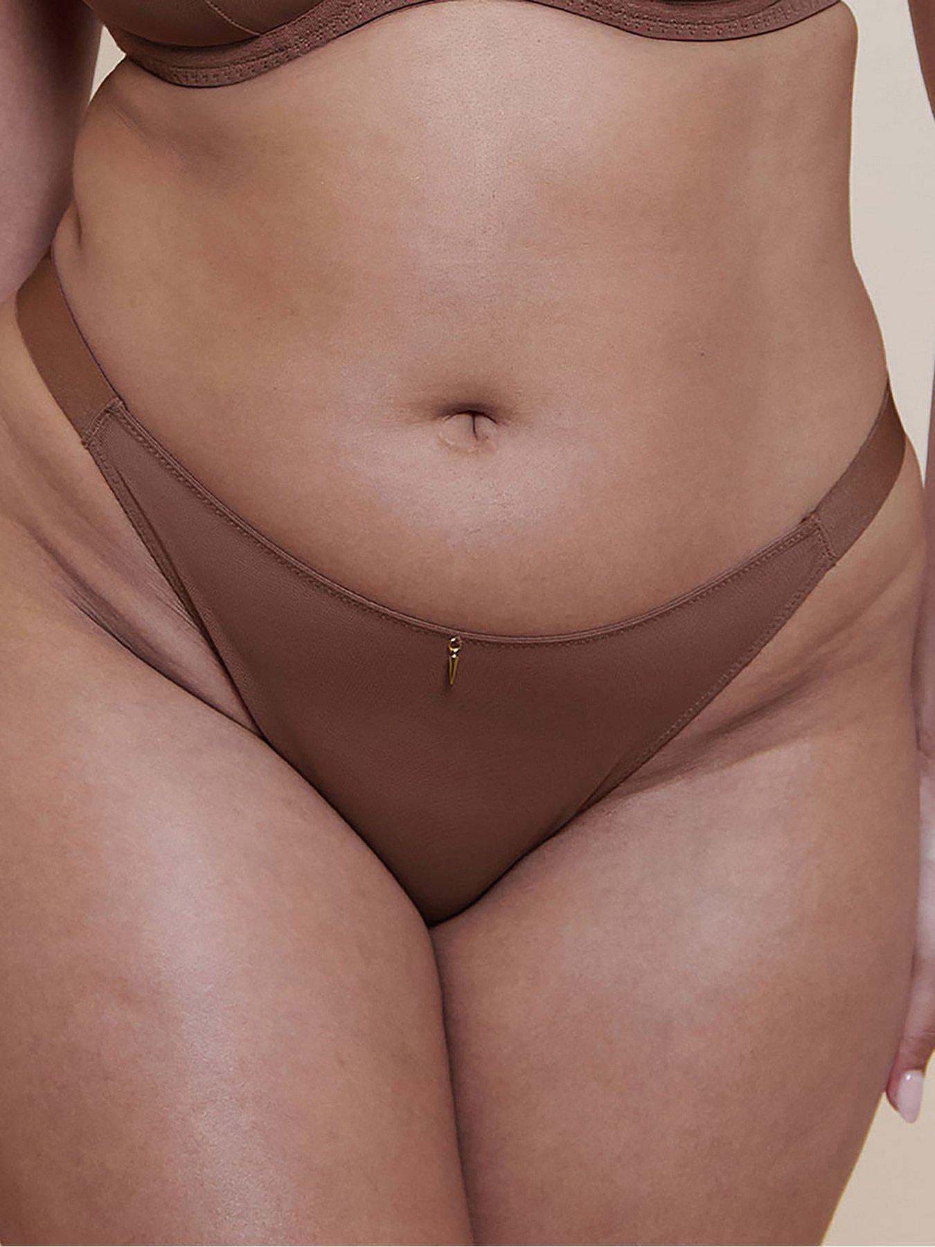 Image 1 of 6 of Curvy Kate Cool Cat Tanga - Coffee