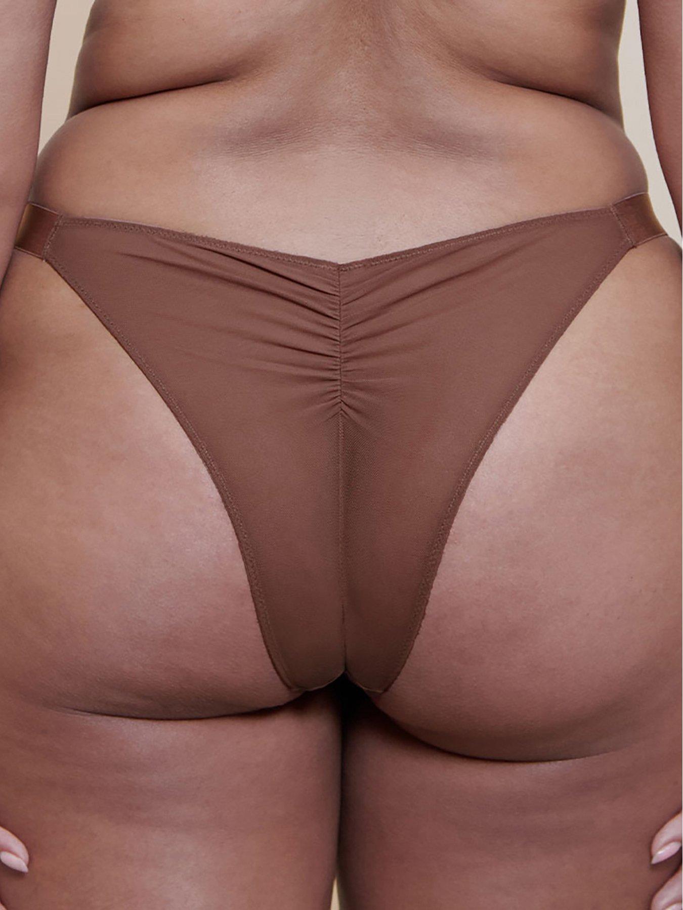 Image 2 of 6 of Curvy Kate Cool Cat Tanga - Coffee